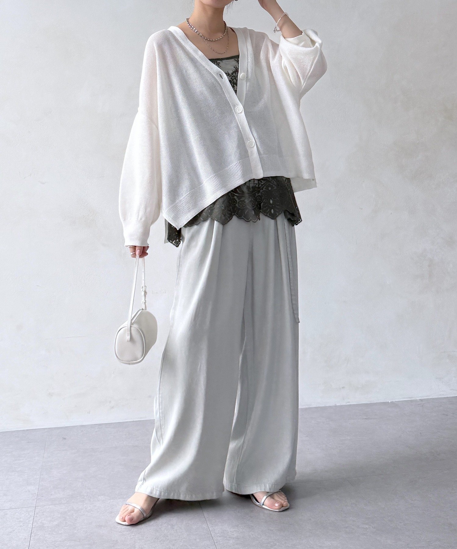 DOUDOU｜【新色追加】スカラレースキャミ | Rakuten Fashion(楽天