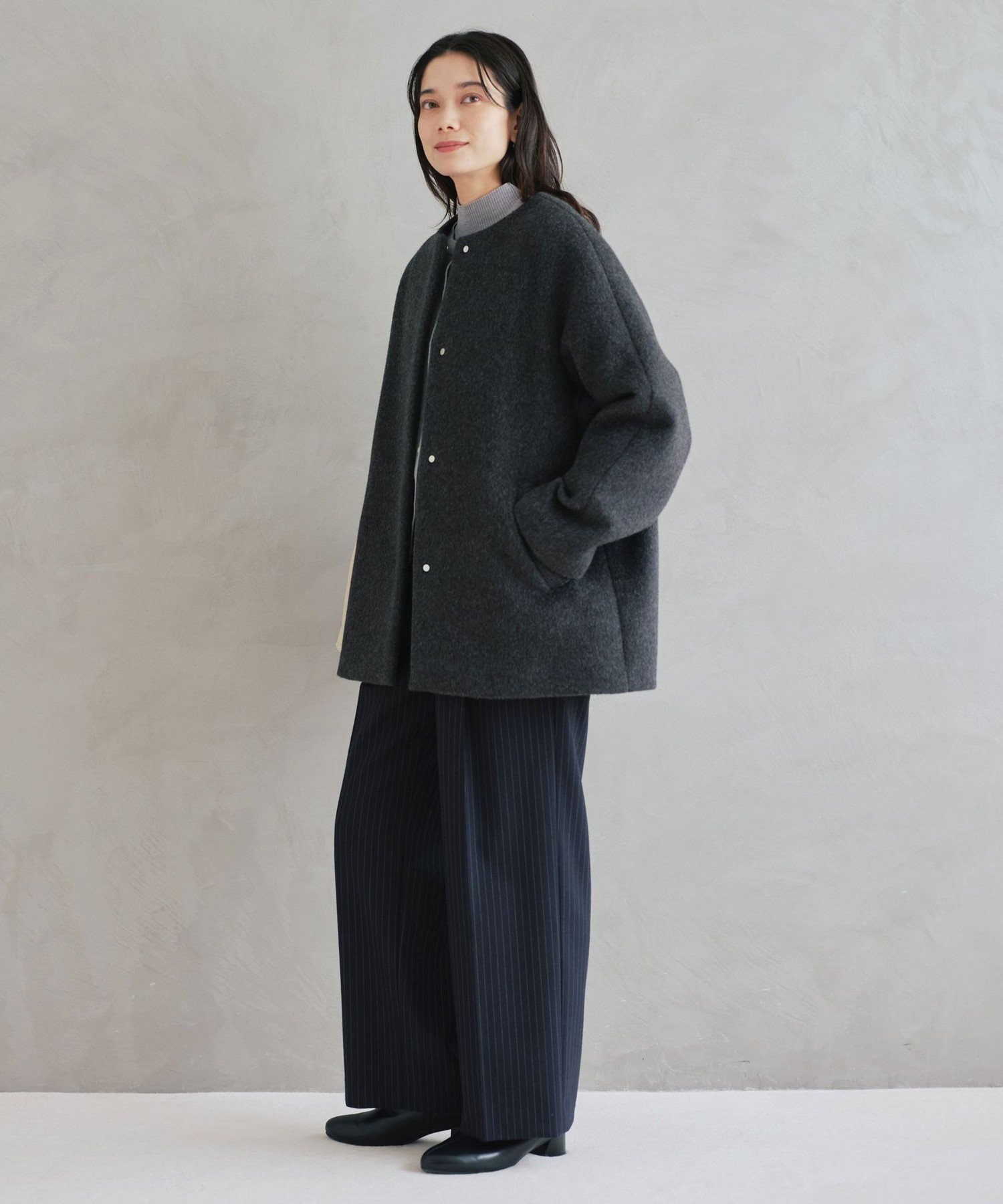 UNITED ARROWS green label relaxing｜[size SHORTあり]アンゴラ