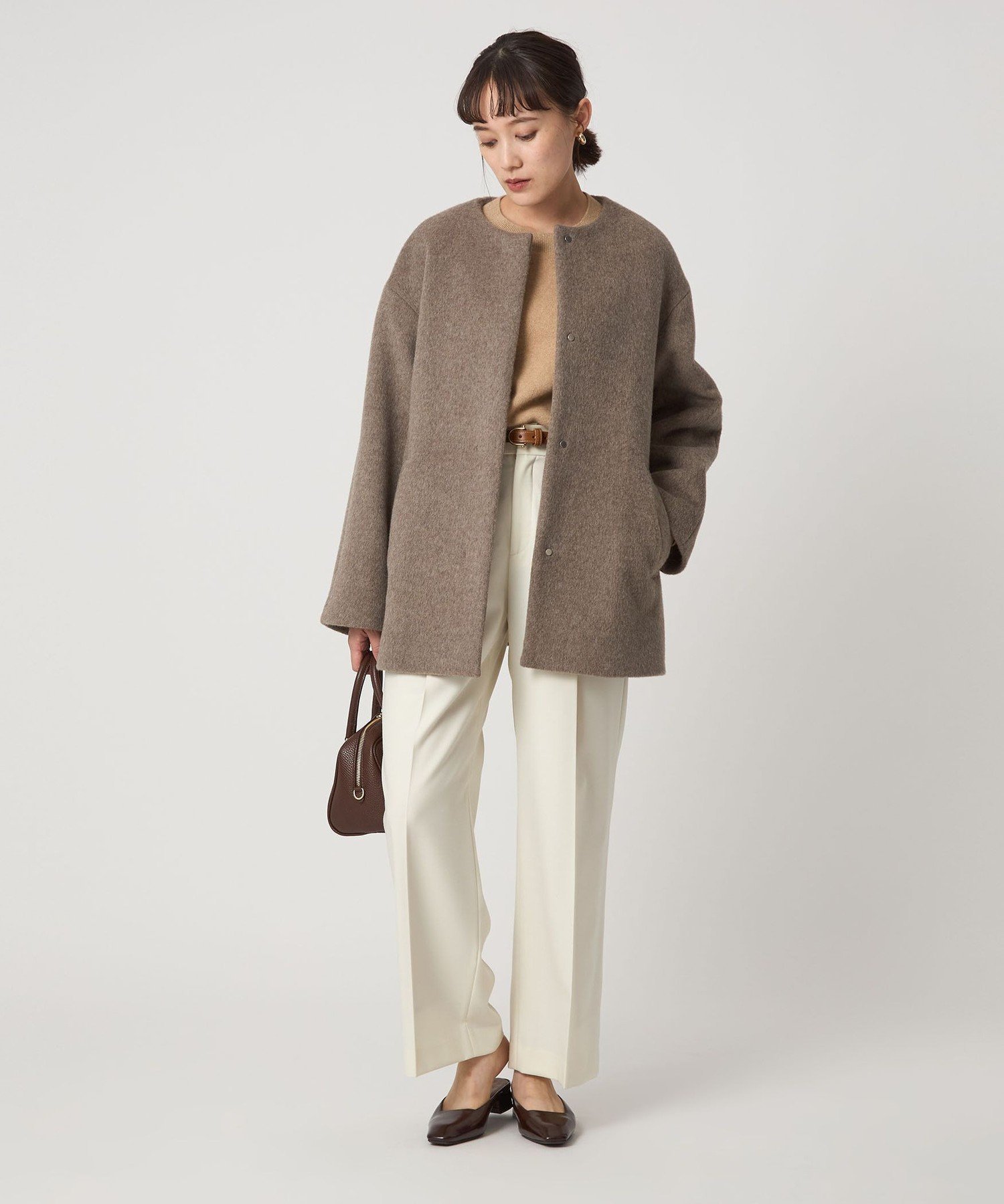 UNITED ARROWS green label relaxing｜[size SHORTあり]アンゴラ