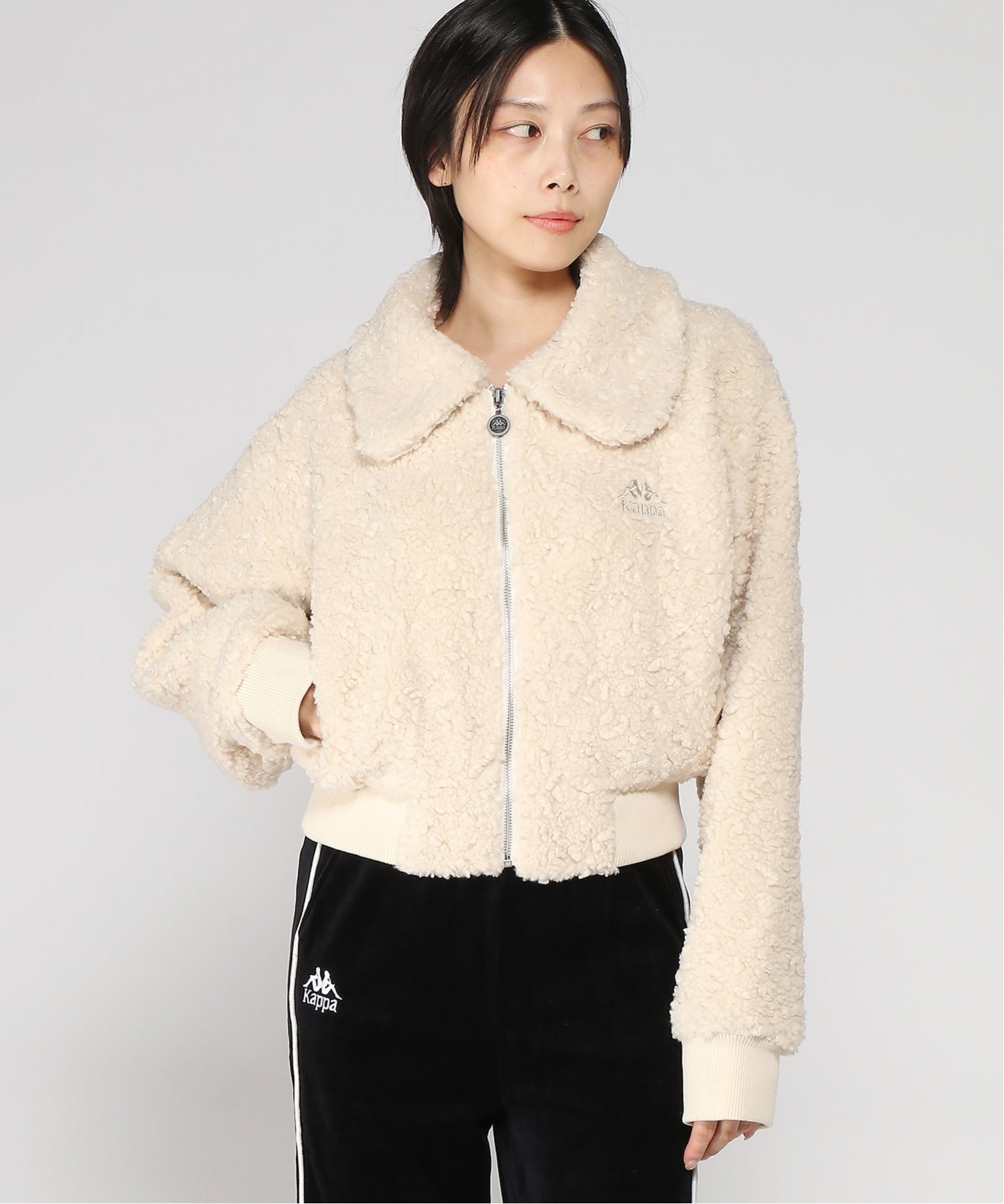 ニッキー｜Kappa/(W)ボアフリースジャケット | Rakuten Fashion(楽天