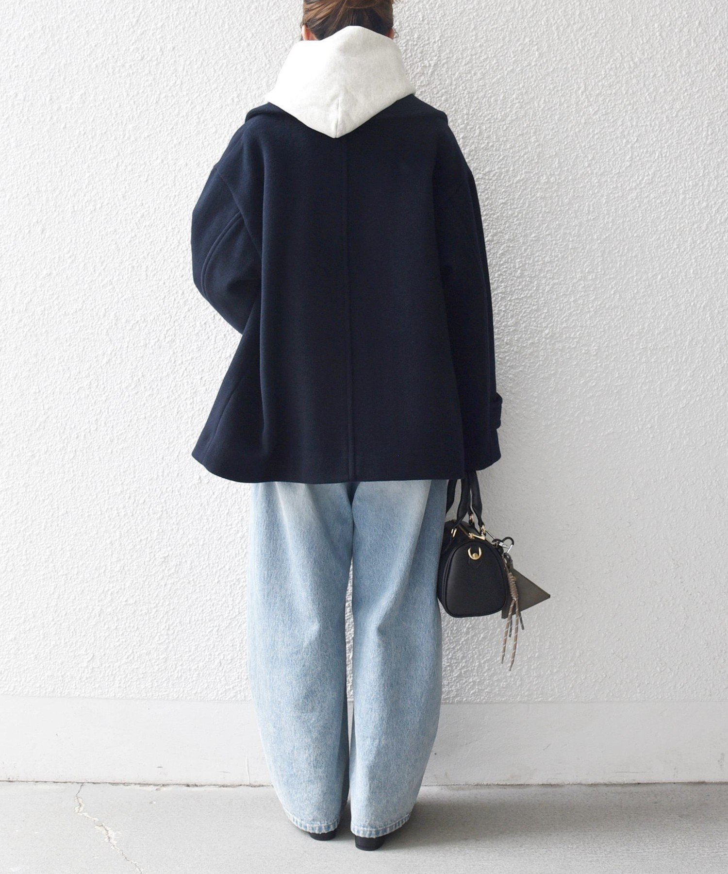 SHIPS｜SHIPS any: カシミヤ ミックス テーラード ショート Pコート