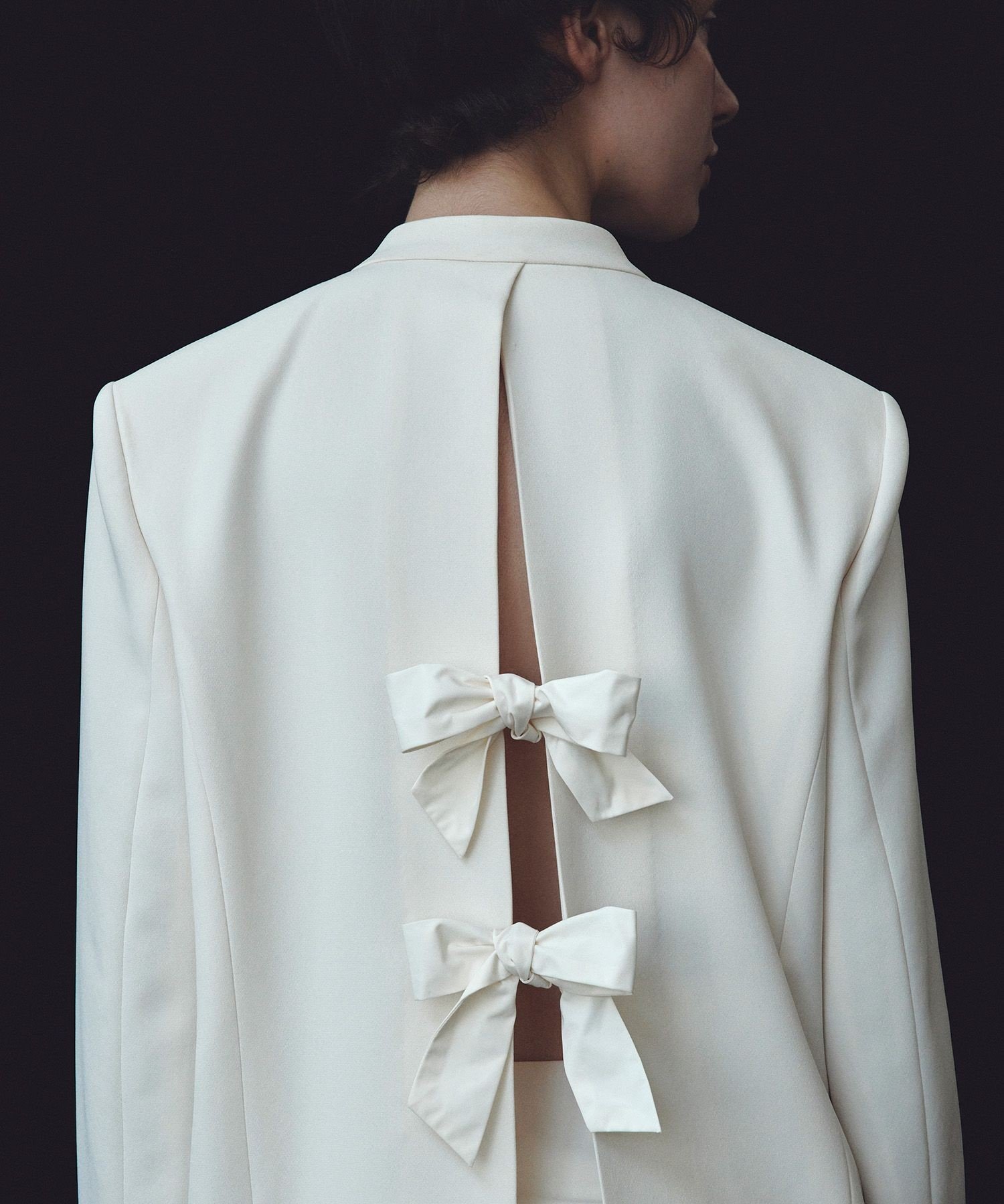 allureville｜【LOULOU WILLOUGHBY】ダブルクロスノーカラーリボン