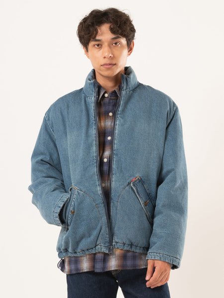 Levi's｜BRIGGS ショートパファージャケット インディゴブルー