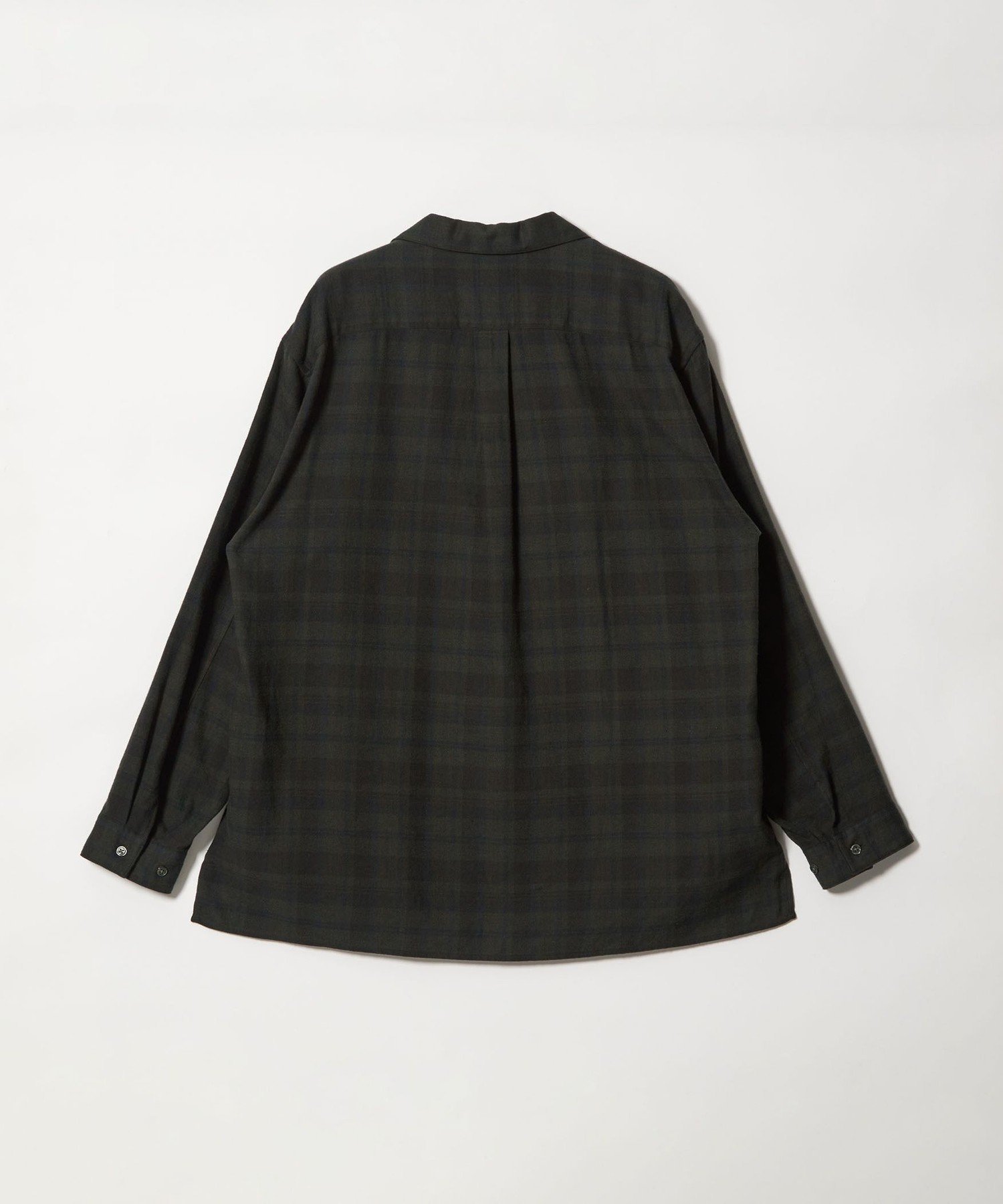 ＜Steven Alan＞ネル マドラスチェック オープンカラー シャツ BOX BEAUTY&YOUTH UNITED ARROWS｜<Steven Alan> ネル マドラスチェック