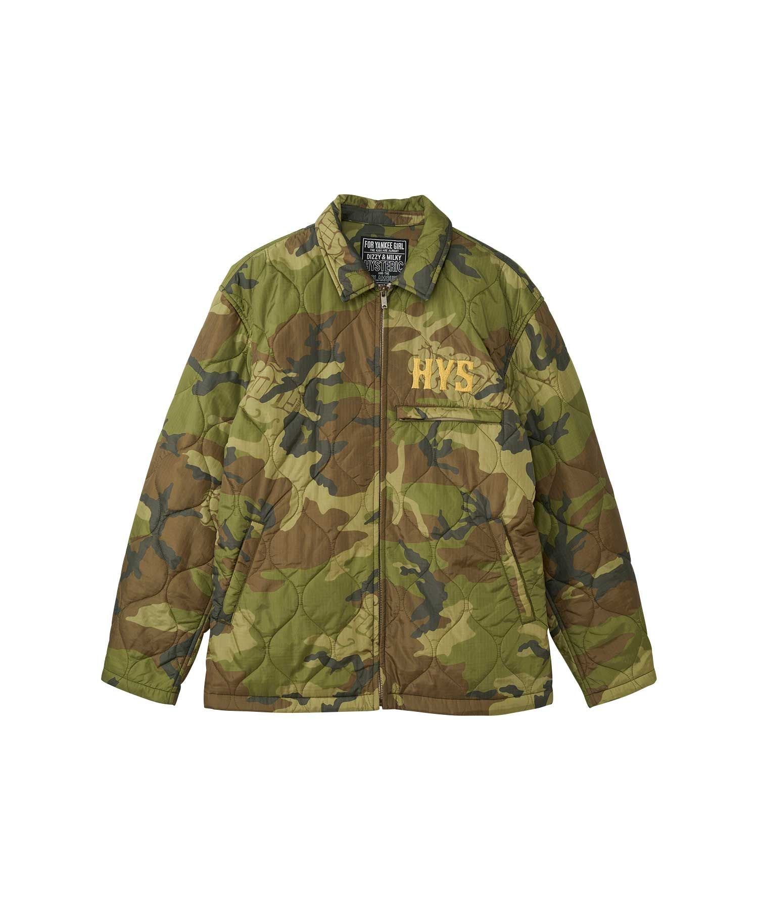 HYSTERIC GLAMOUR｜GUITAR GIRL MICHIGAN刺繍 キルティングジャケット