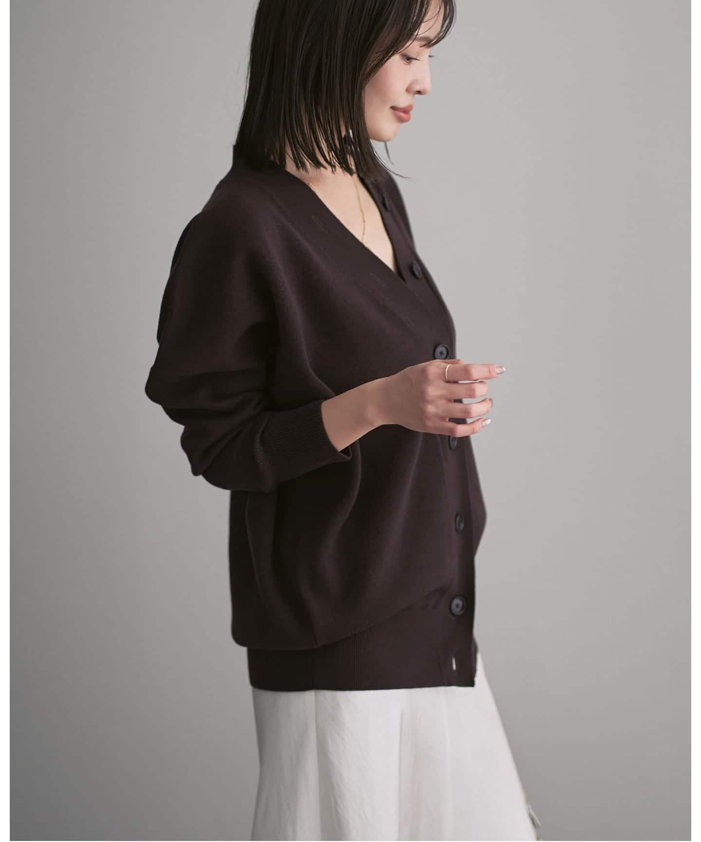 NOBLE｜《追加》Vネックドルマンカーディガン | Rakuten Fashion(楽天