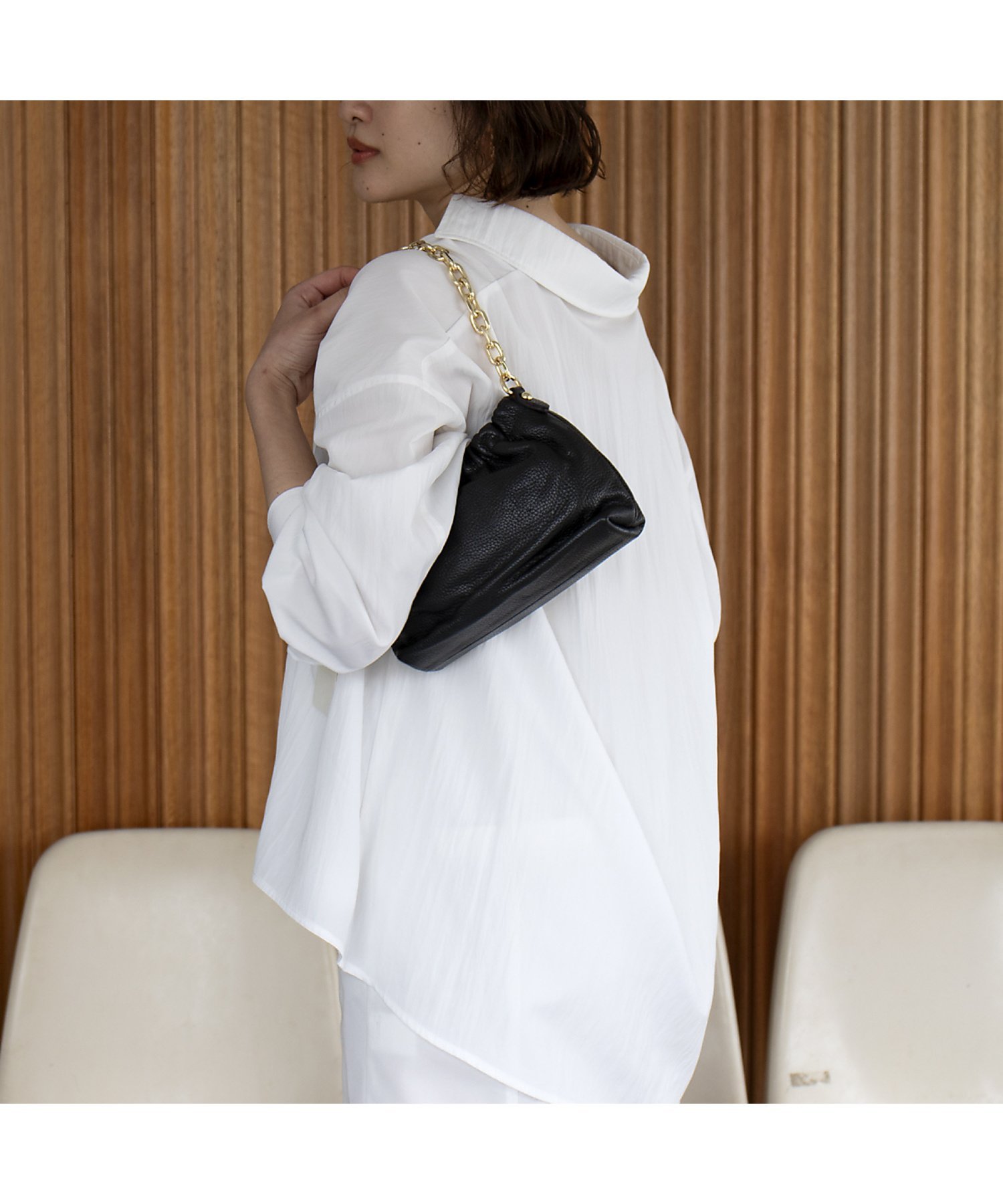 Rouge vif la cle｜【AULENTTI/オウレンティ】2WAY チェーンショルダー