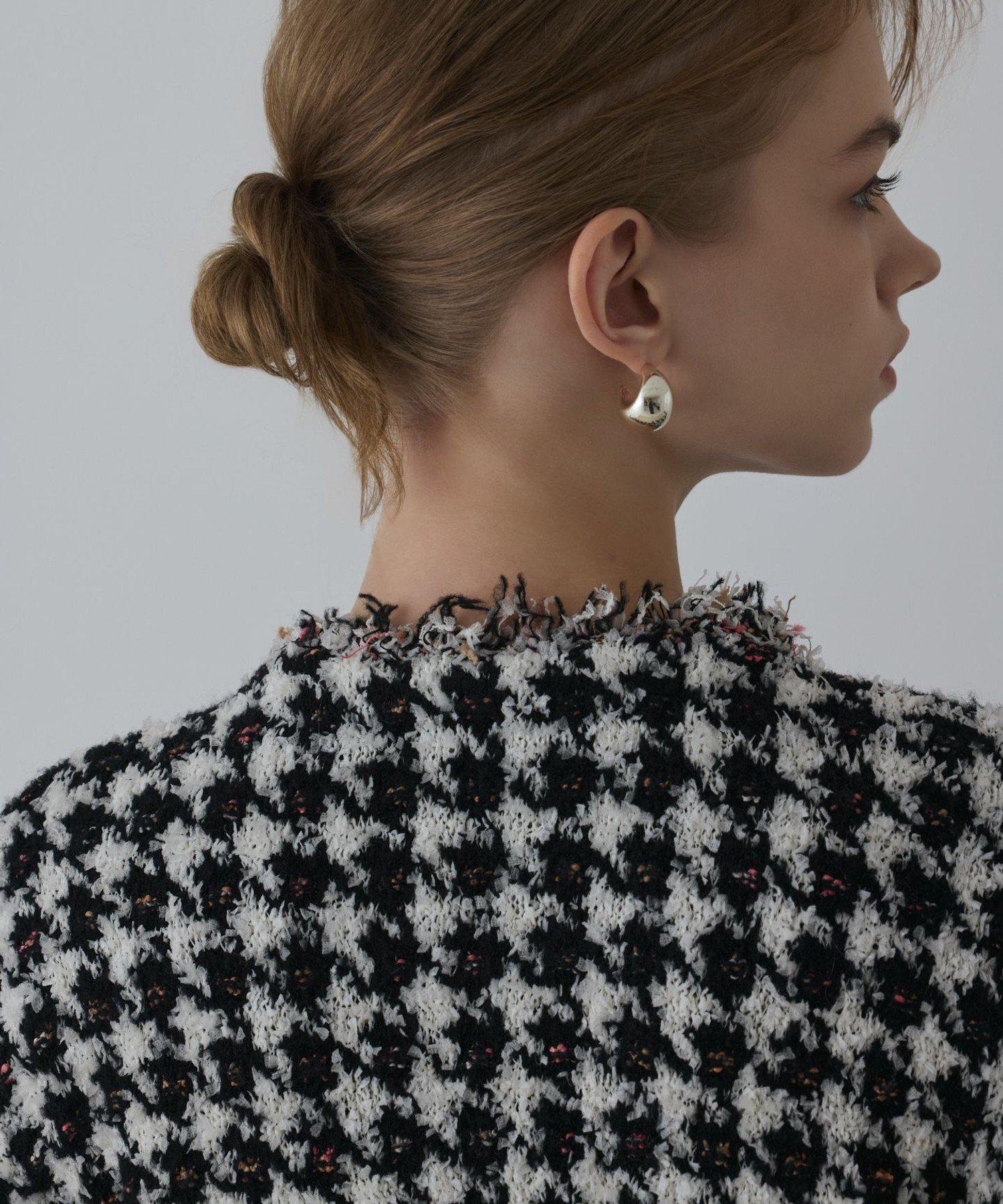 GRACE CONTINENTAL｜ツイードニットショートカーディガン | Rakuten