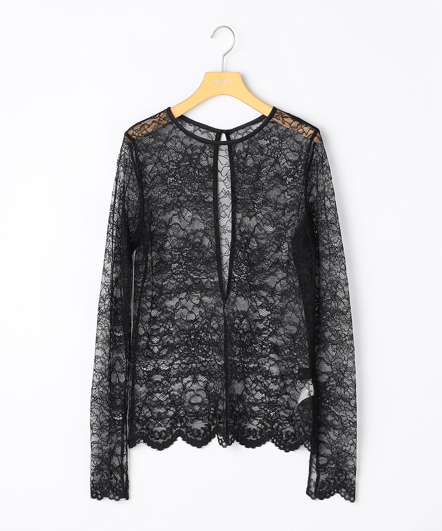 NOLLEY'S｜ウォッシャブルラッセルレースTブラウス | Rakuten Fashion