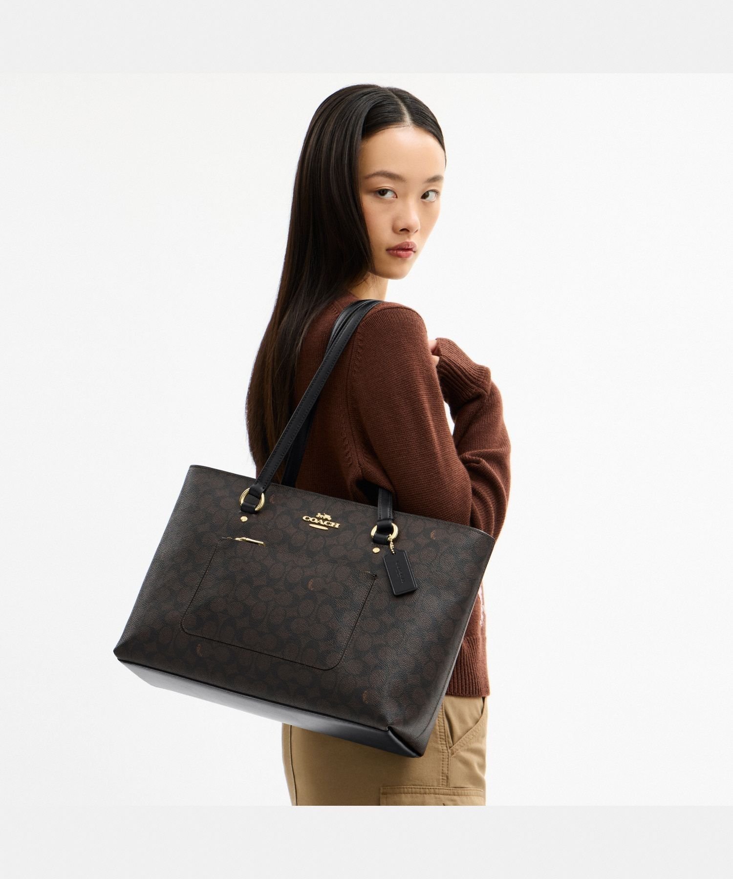 COACH OUTLET｜【公式】ステーション トート バッグ・シグネチャー