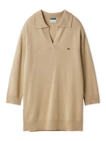 SNIDEL｜LACOSTE/スキッパーニットワンピース | Rakuten Fashion(楽天