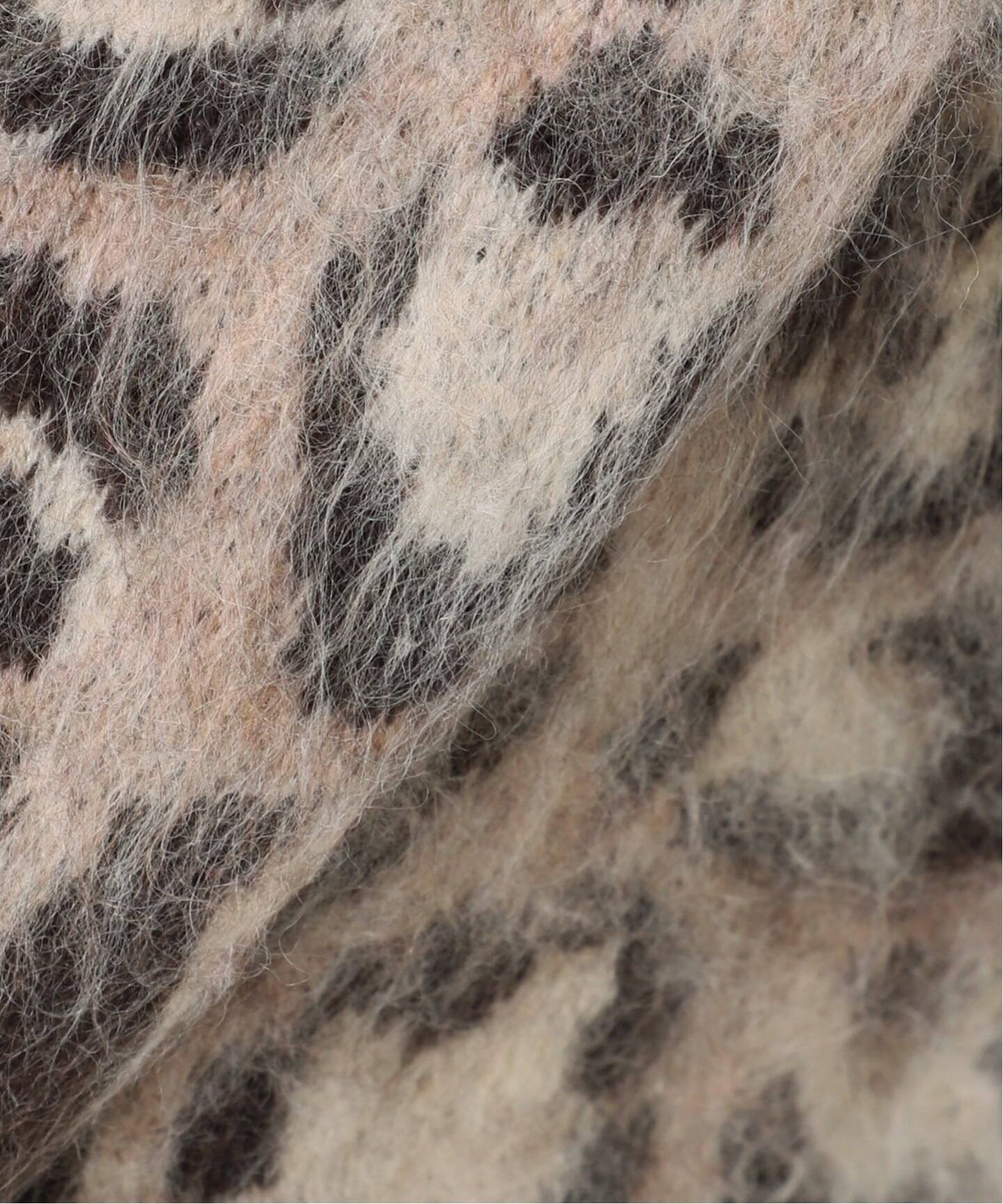 JOURNAL STANDARD｜レオパードシャギーニットカーディガン | Rakuten