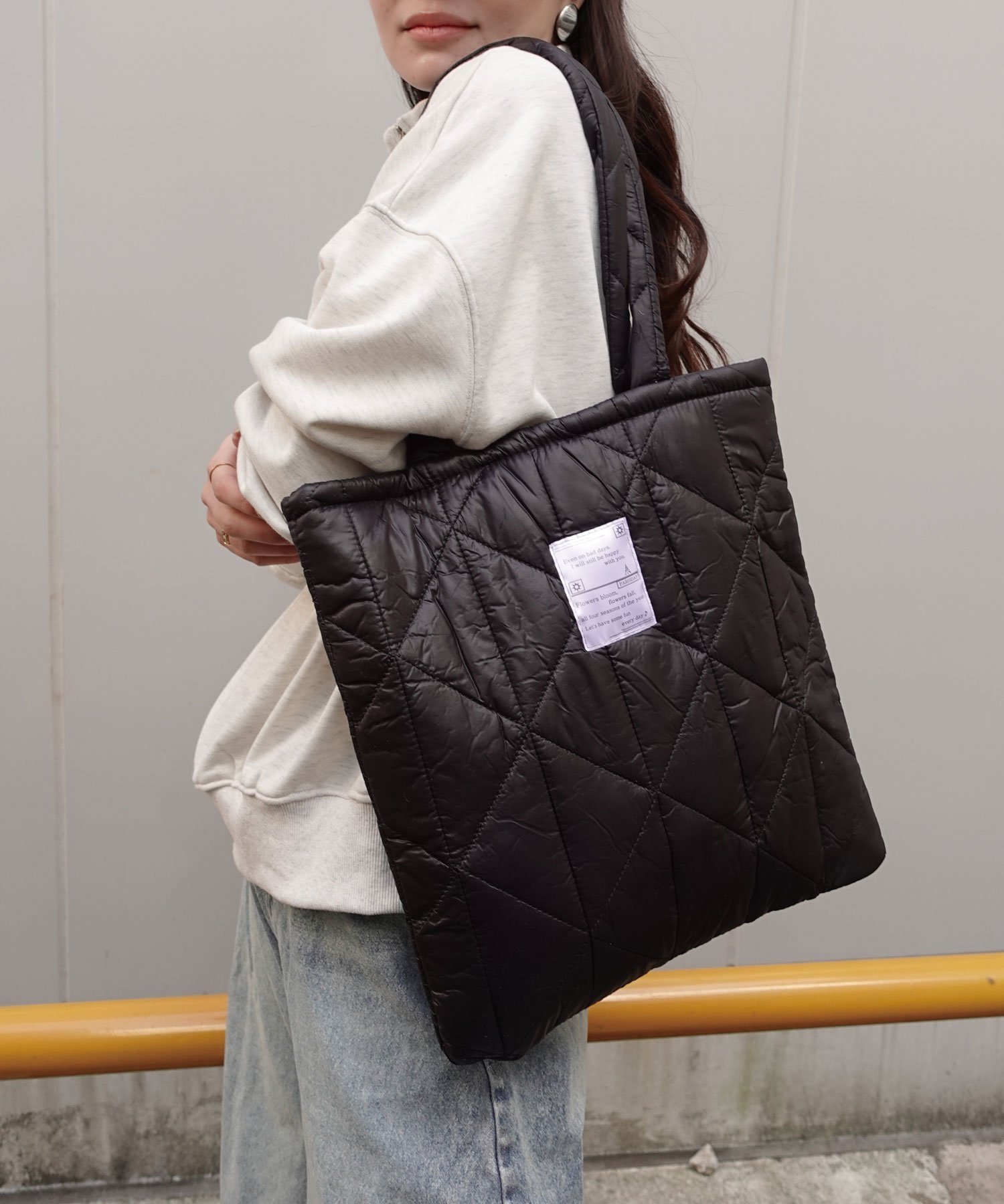 CORNERS｜キルティングトートバッグ 大容量 A4収納 バック | Rakuten