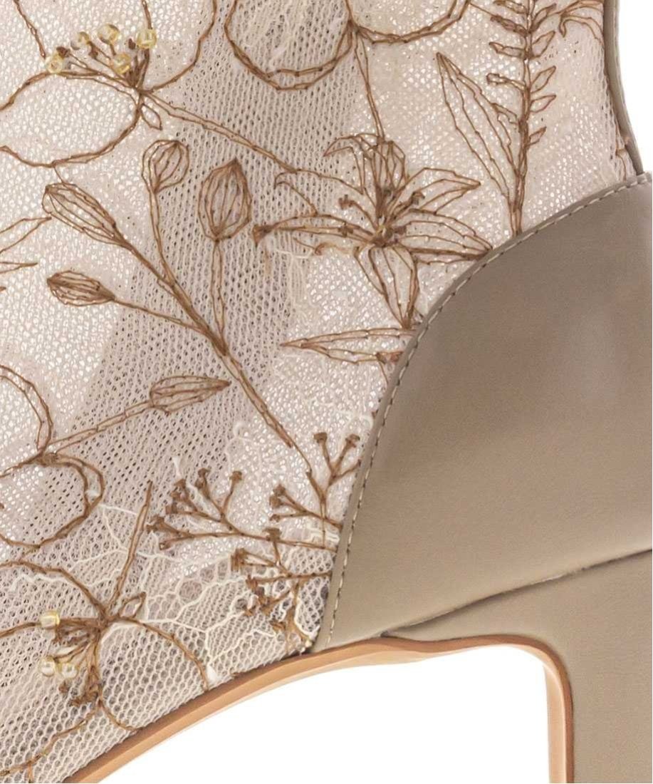 RANDA｜フラワー刺繍ショートブーツ | Rakuten Fashion(楽天