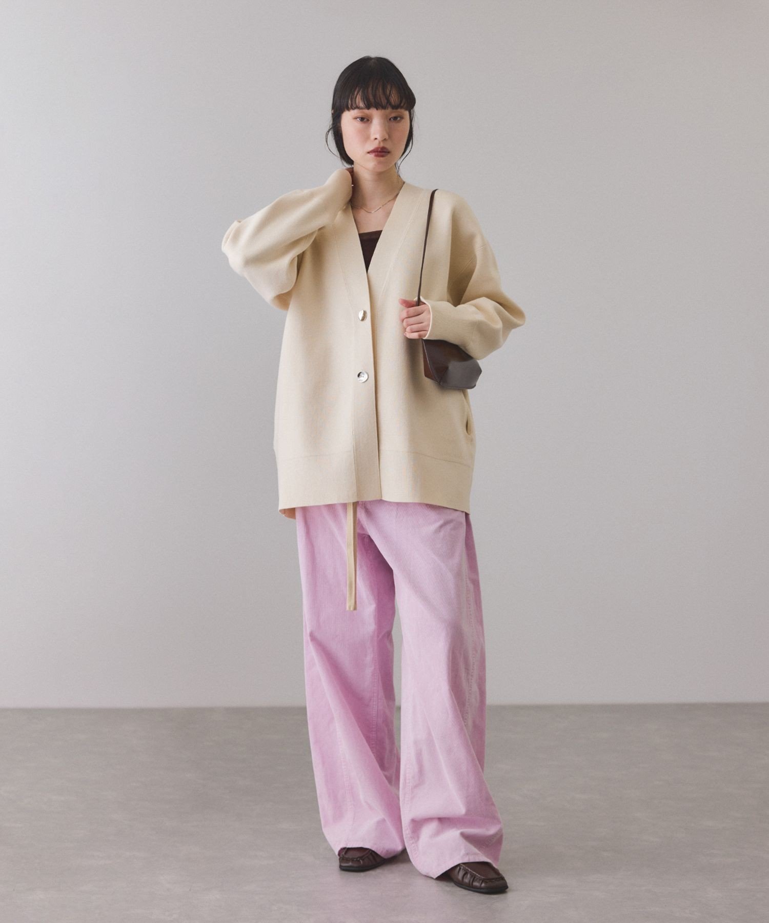 ADAM ET ROPE'｜【新色追加】ガーメントダイコーデュロイパンツ