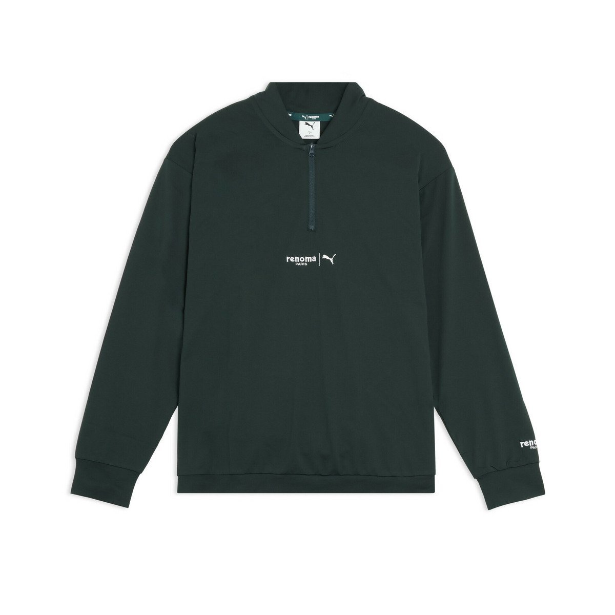 PUMA｜メンズ ゴルフ PUMA x renoma golf バックプリント 1/4ジップ