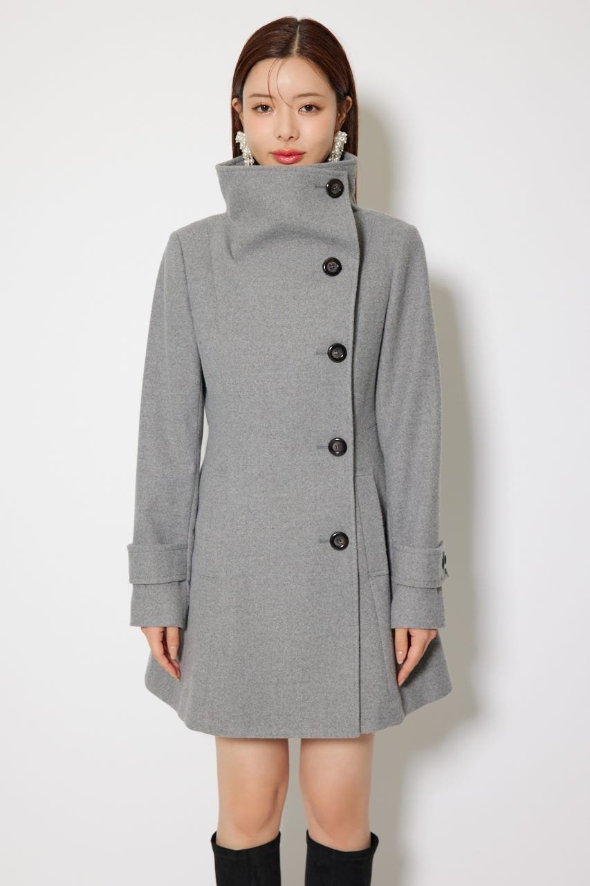 rienda｜25オーバーネックシンデレララインミニコート | Rakuten