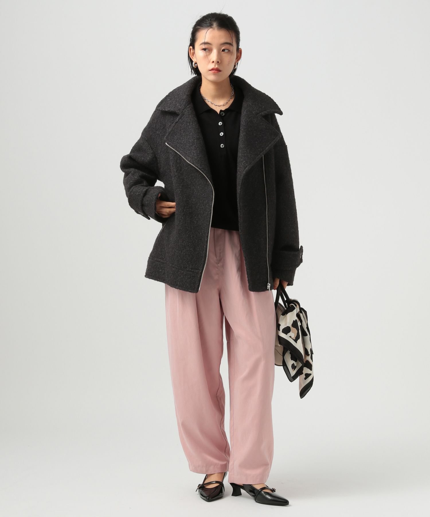 BAYFLOW｜ウーリーライダースコート | Rakuten Fashion(楽天