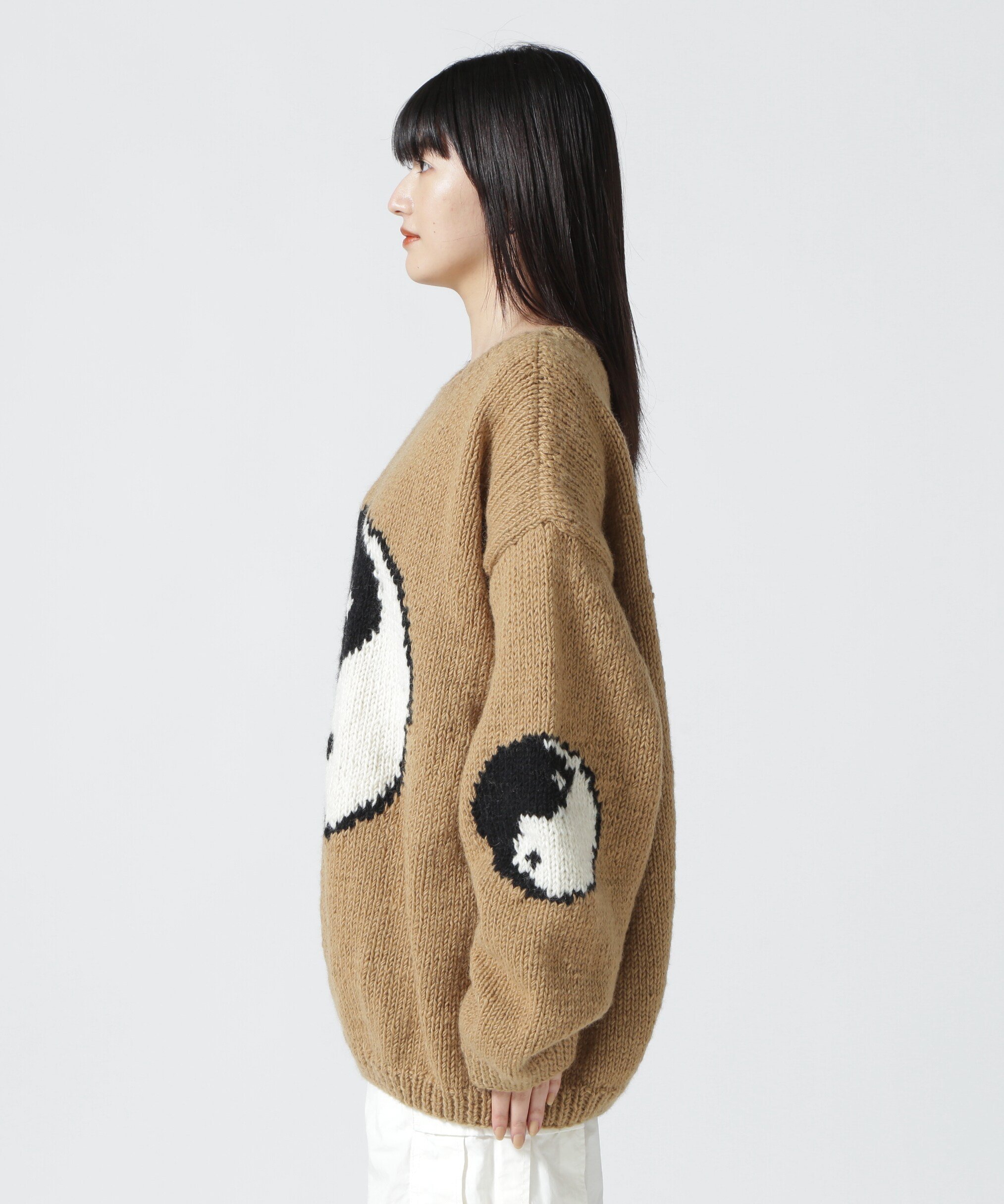 B'2nd｜MacMahon Knitting Mills / Roll Neck Knit-Big Yin&Yang