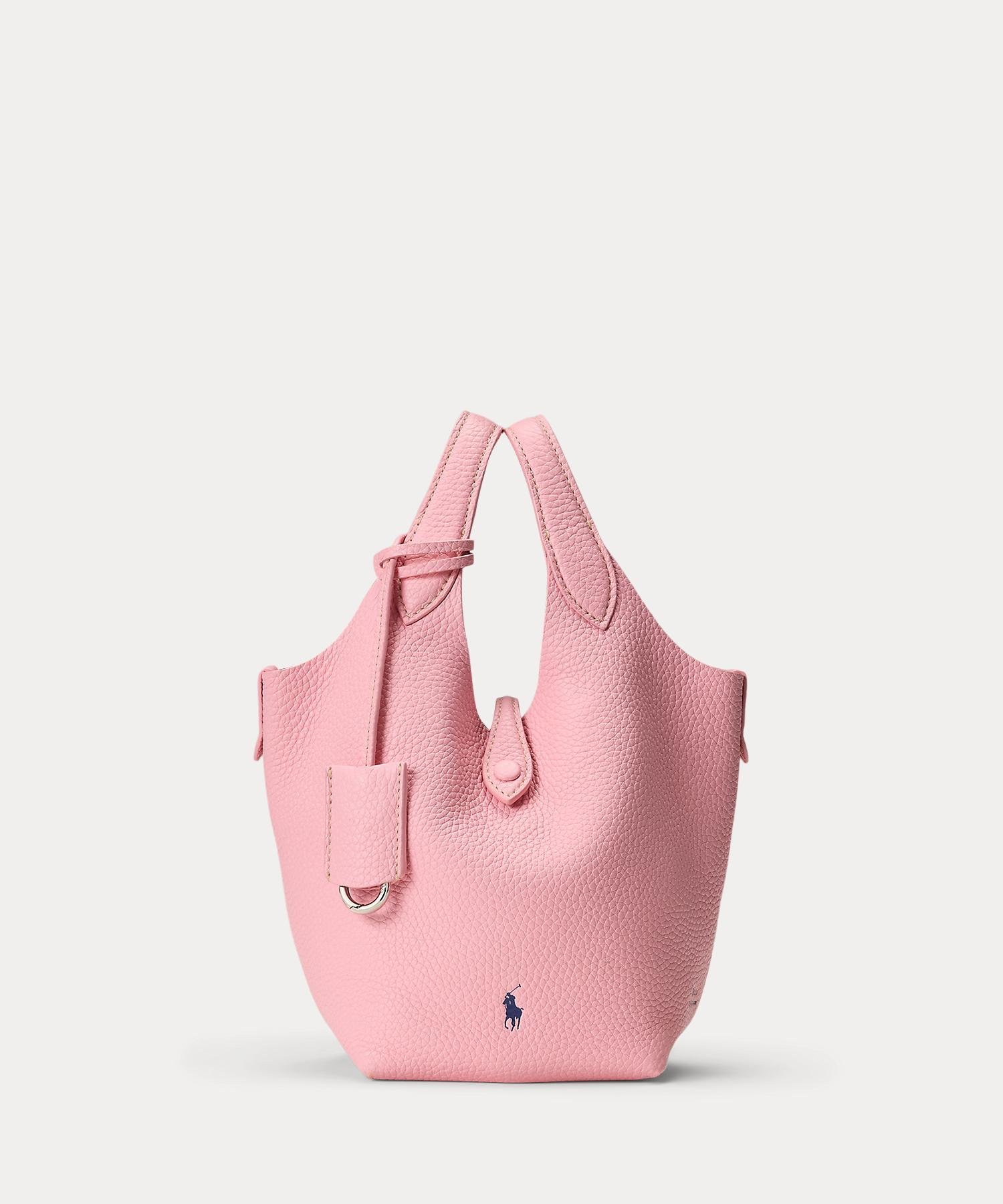 RALPH LAUREN｜Polo Play レザー スモール トート & クロスボディ