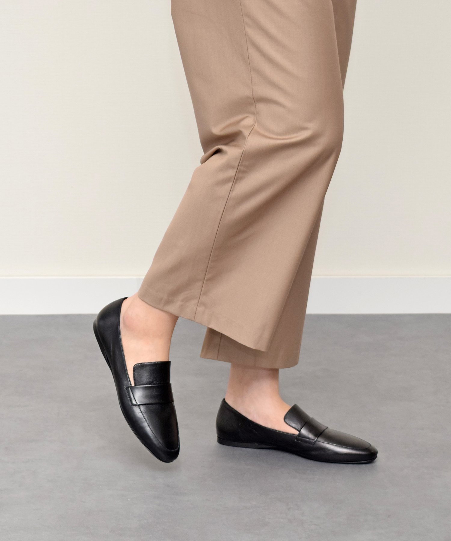 INTER-CHAUSSURES｜【FABIO RUSCONI】モカデザインレザーシューズ