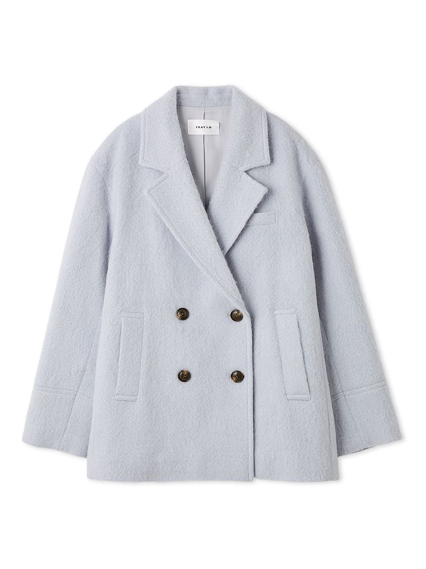 FRAY I.D｜オーバーサイズウールシャギージャコット | Rakuten Fashion