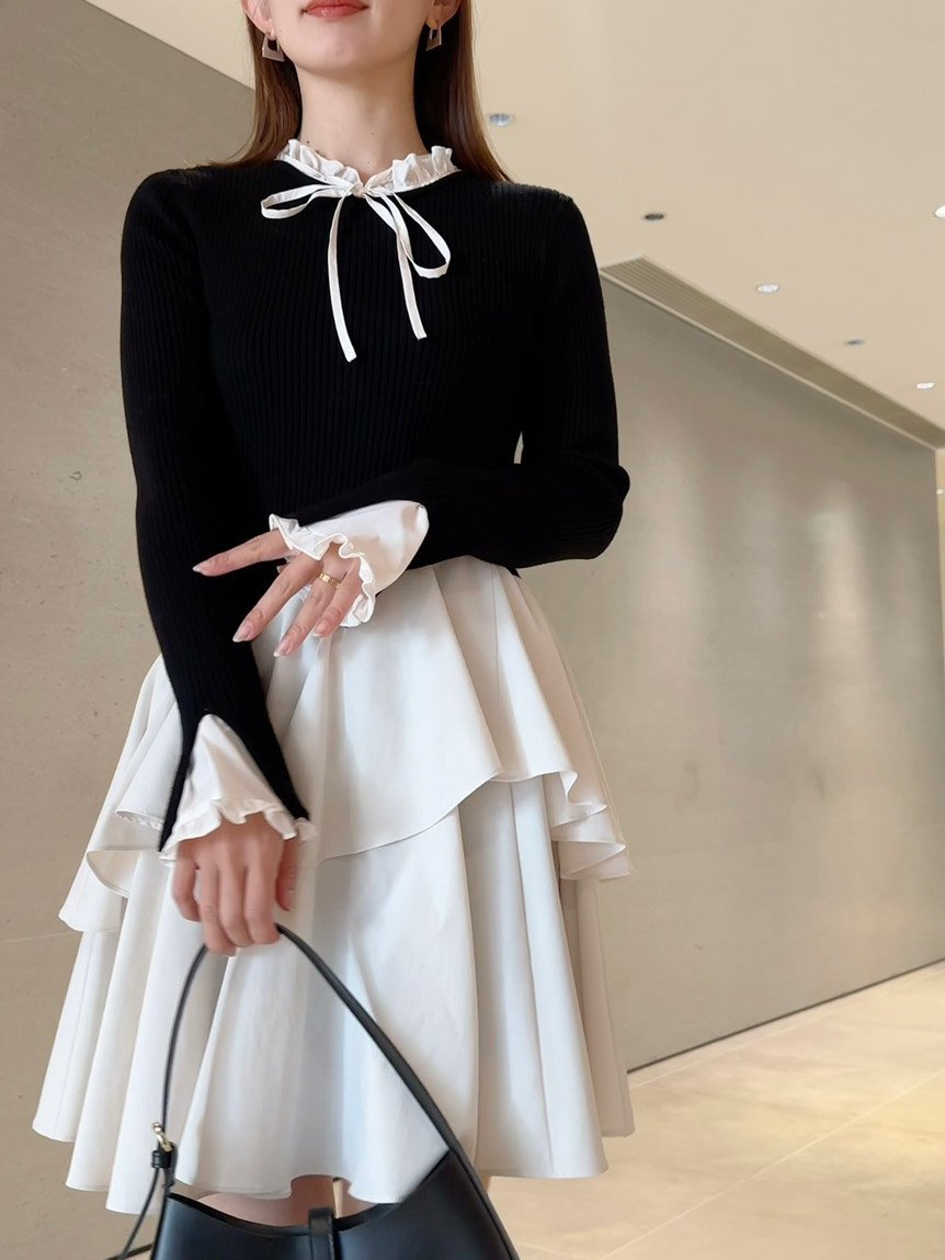 SNIDEL｜Sustainableドッキングミニニットワンピース | Rakuten