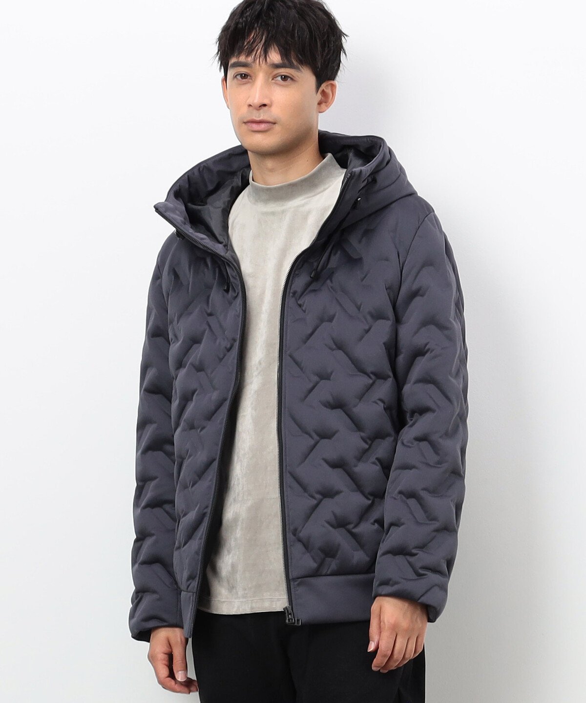 COMME CA ISM｜シームレスダウン フード ブルゾン | Rakuten Fashion