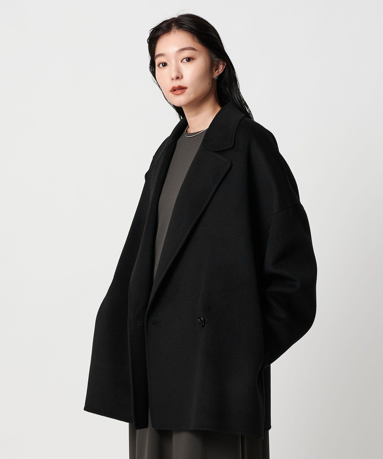 ＜MARW UNITED ARROWS＞リバー ミドル丈 コート UNITED ARROWS｜<MARW UNITED ARROWS>リバー ミドル丈 コート