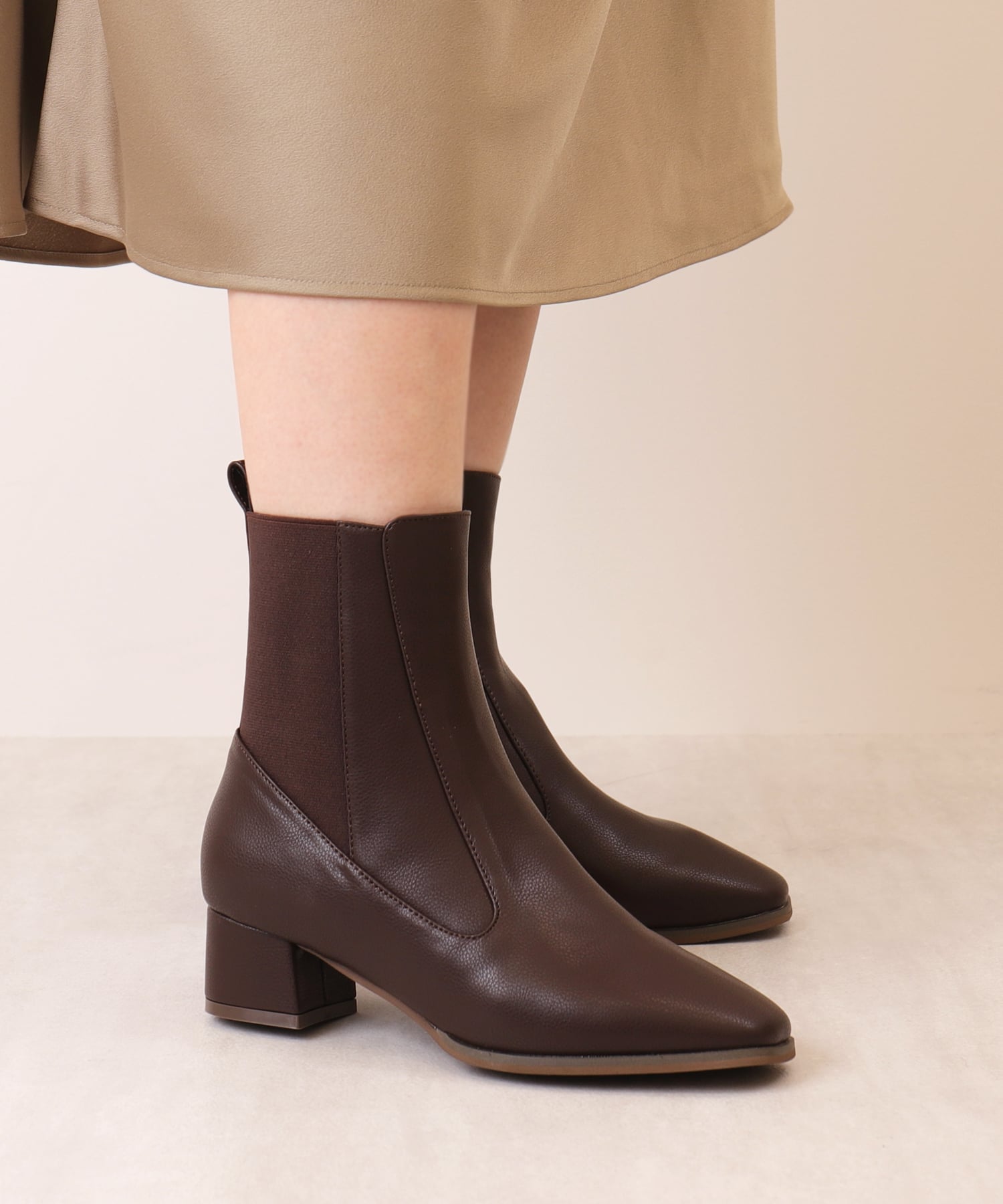 artemis by DIANA｜スクエアトゥ サイドゴアショートブーツ | Rakuten