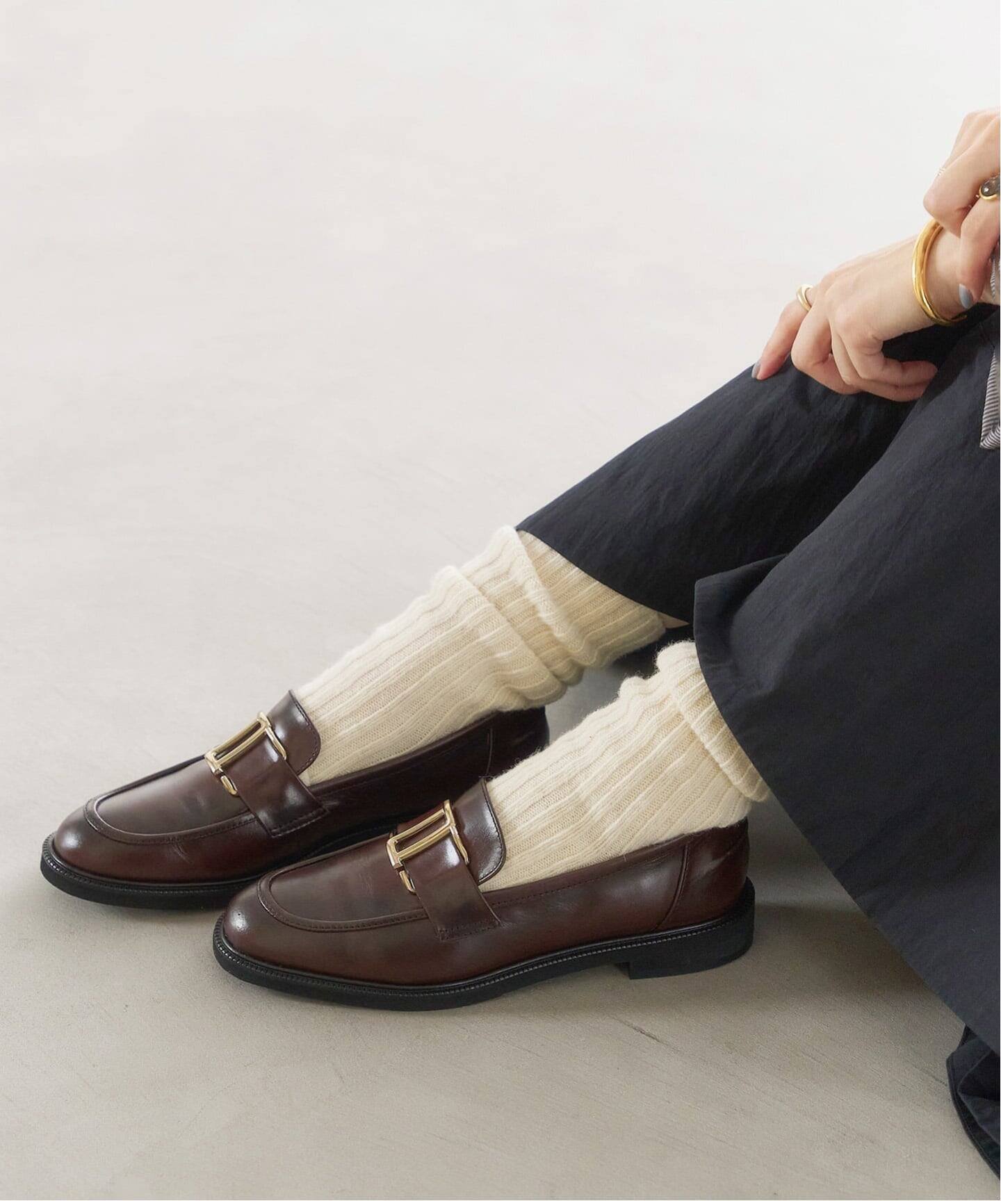 LE TALON｜《追加》レザーメタルモチーフローファー | Rakuten Fashion