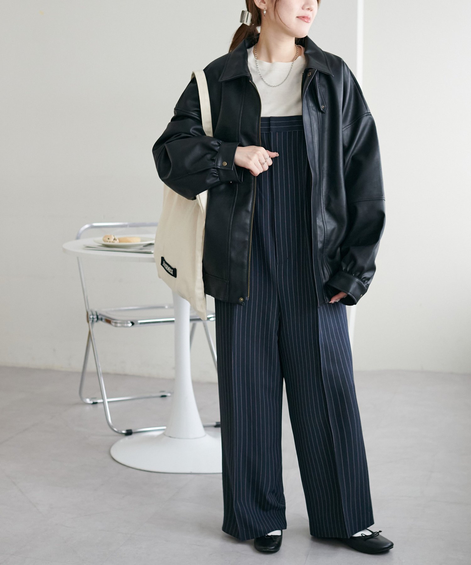 Discoat｜【リバイバル】ヴィンテージPUレザージャケット《ユニ