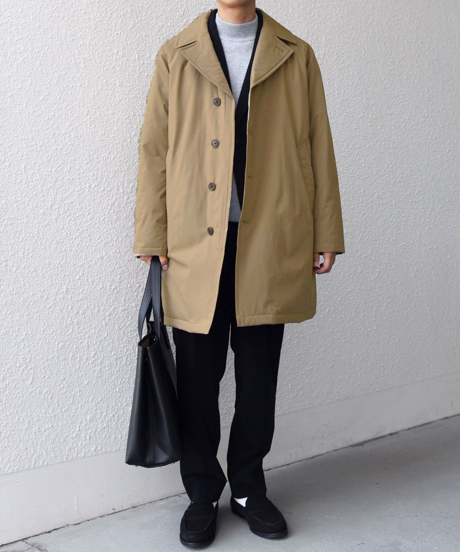 【SHIPS any】撥水/防風等 多機能 ダウン クラシカル ミドルカーコート SHIPS any ダウンジャケット ダウン any:「撥水/防風等」多機能