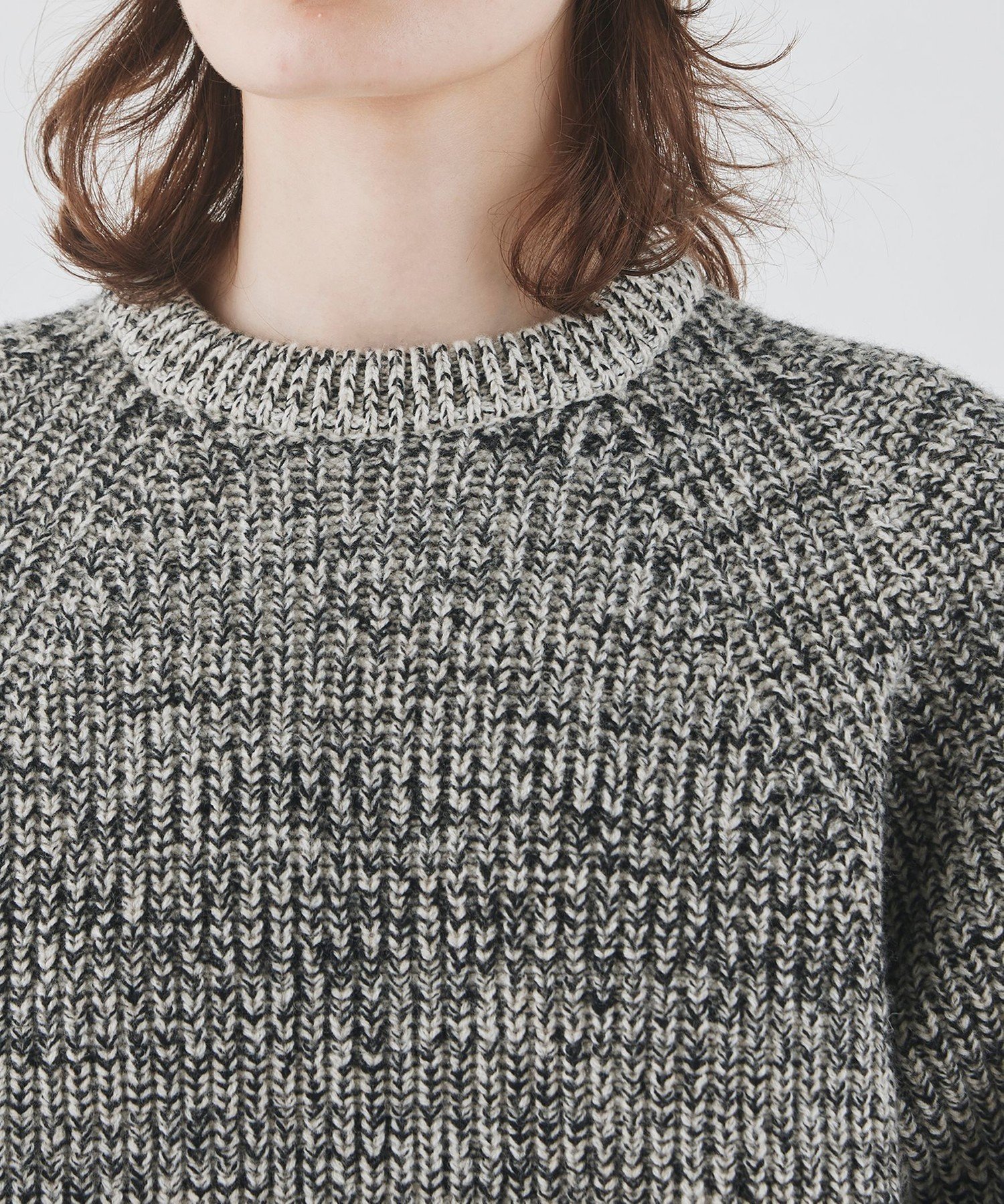 TOMORROWLAND｜フィッシャーマンズリブ クルーネックプルオーバー