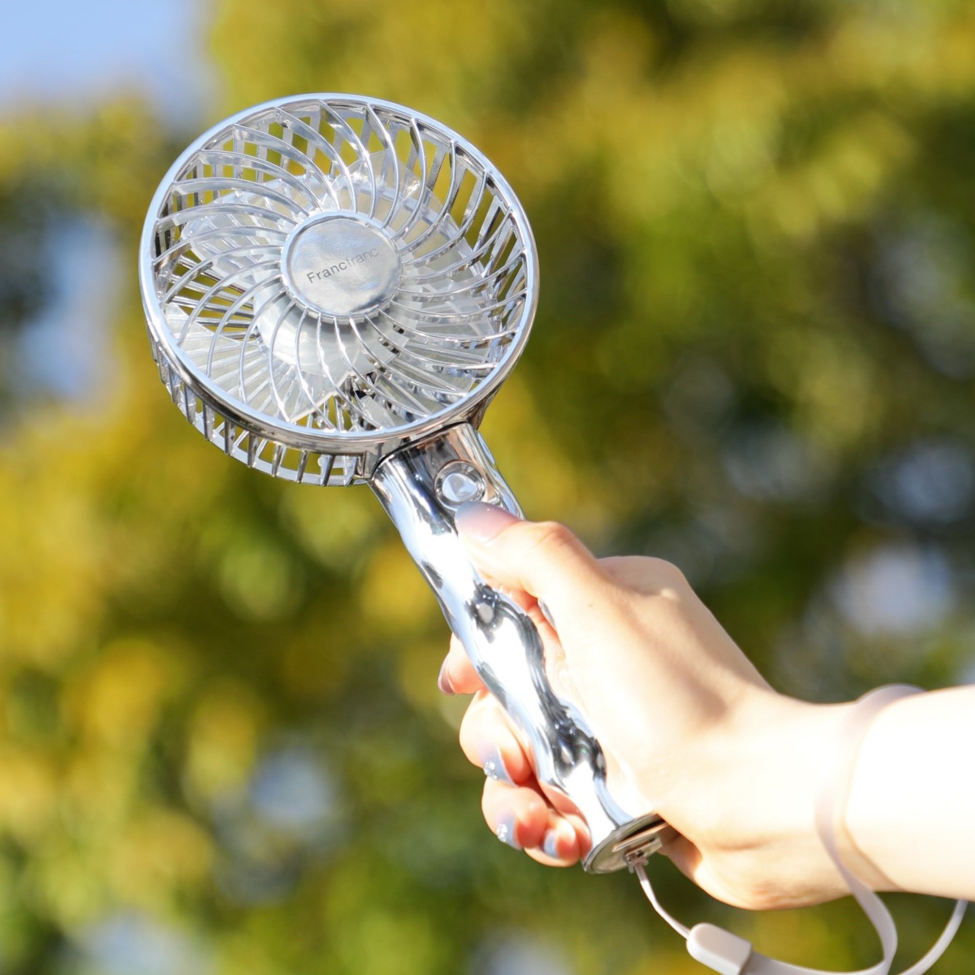 Francfranc｜2025年モデル フレ ハンディファン ウェーブ 携帯・手持ち