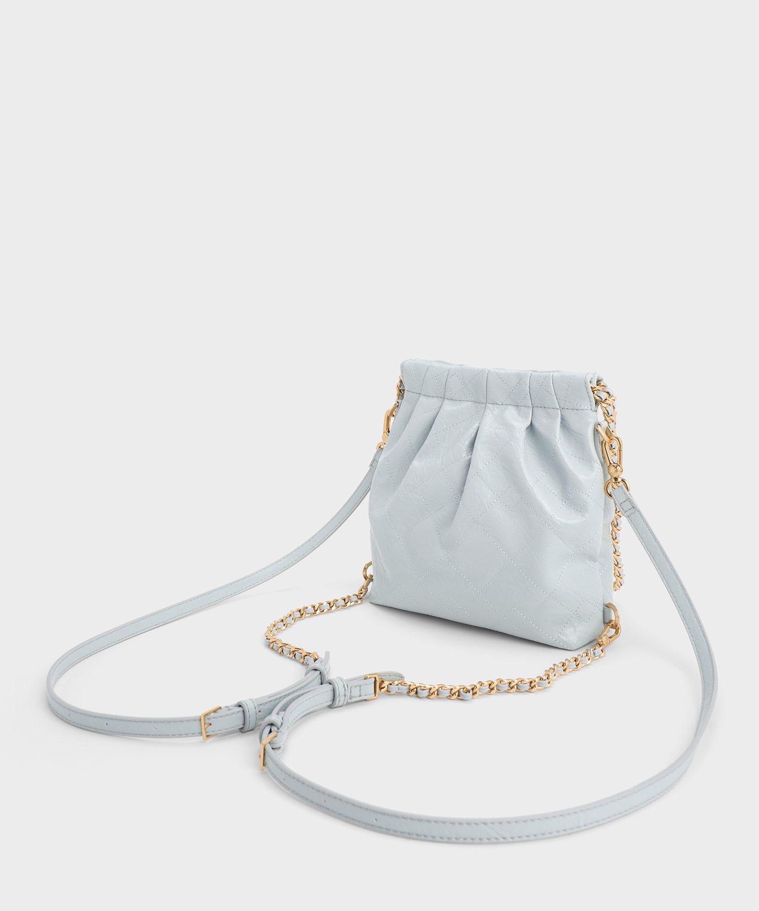 CHARLES & KEITH｜Duo ドゥオ チェーンハンドルツーウェイバックパック