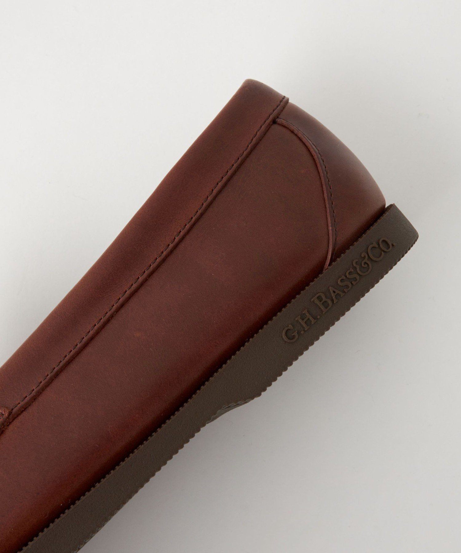 新品 G.H. Bass ブラウン レザー ローファー茶色　　アローズUA別注8 UNITED ARROWS green label relaxing 【別注】＜G.H.BASS＞GLR DECK