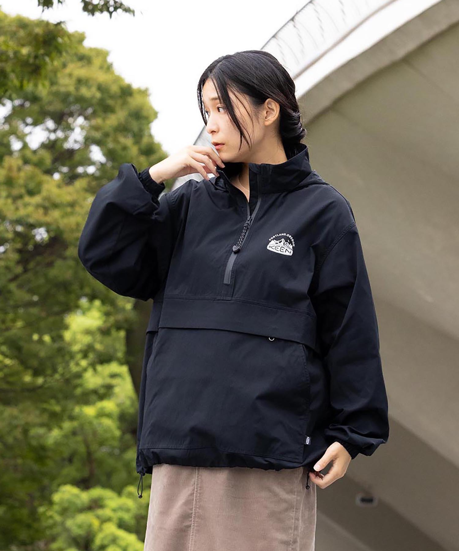 KEEN｜ALL GENDER NYLON ANORAK WS ユニセックス ナイロン アノラッ