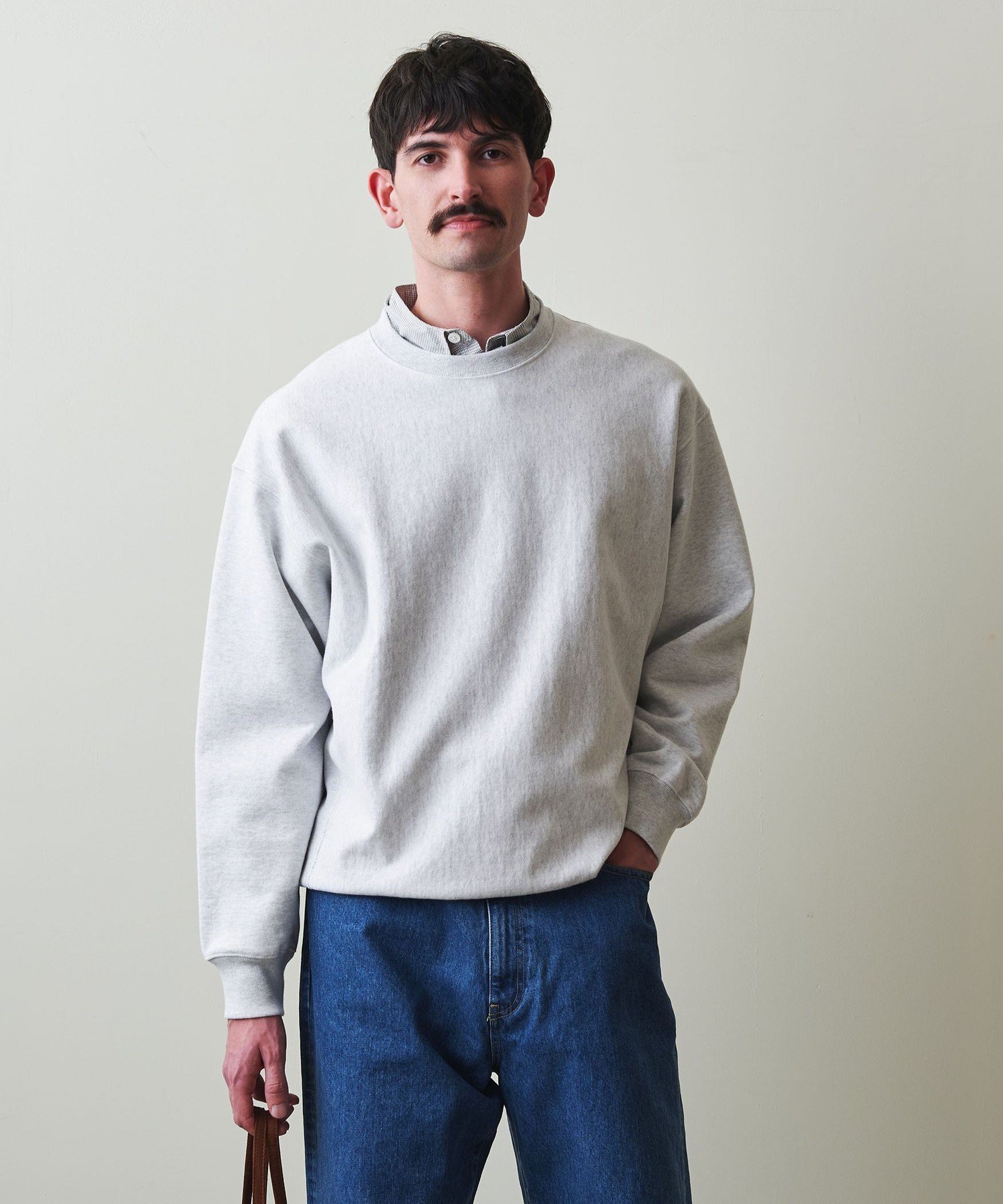 アラキ スウェット Steven Alan＞ ウラケ セットイン クルーネック スウェット