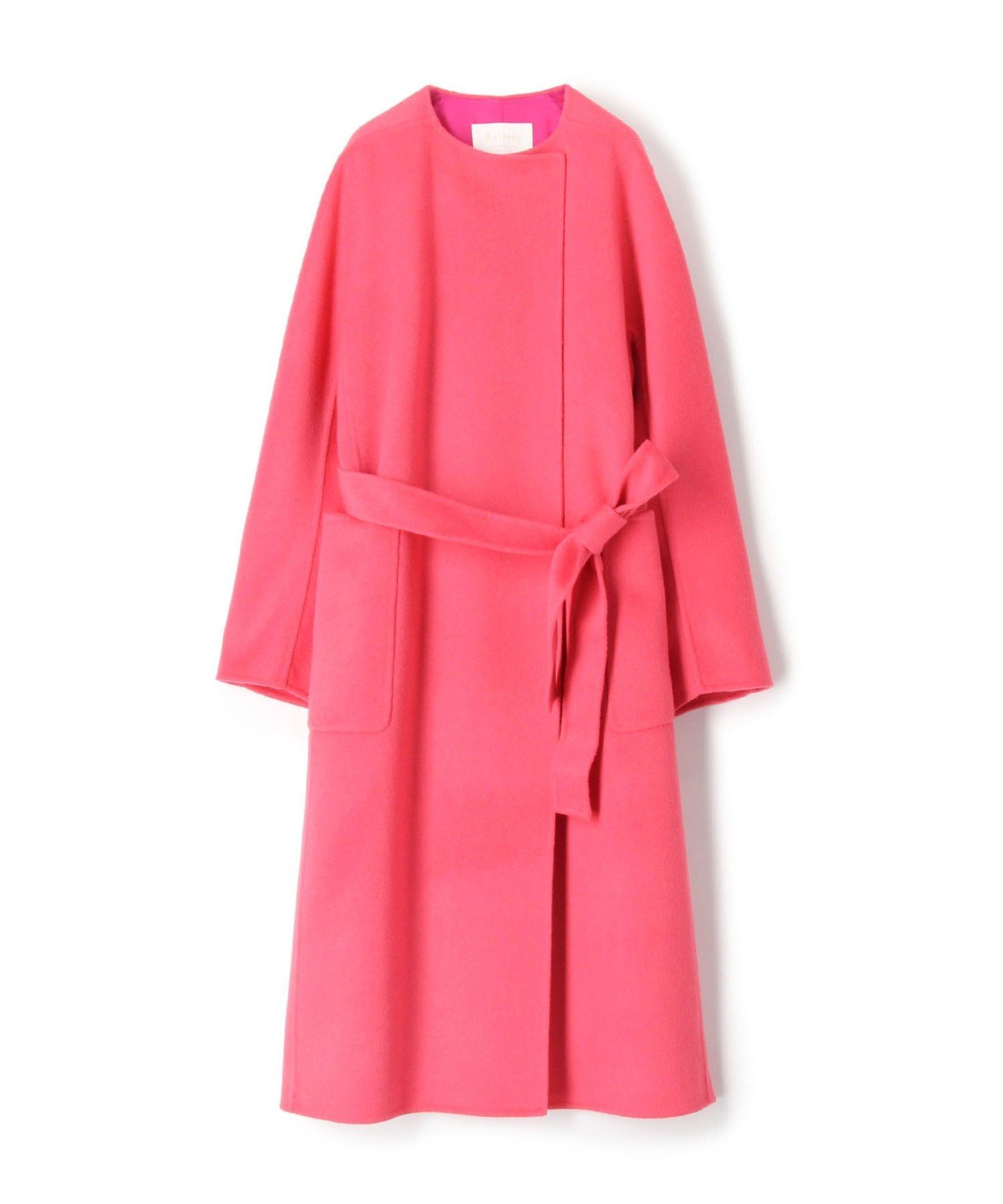 TOMORROWLAND｜プレミアムウールリバー ノーカラーコート | Rakuten