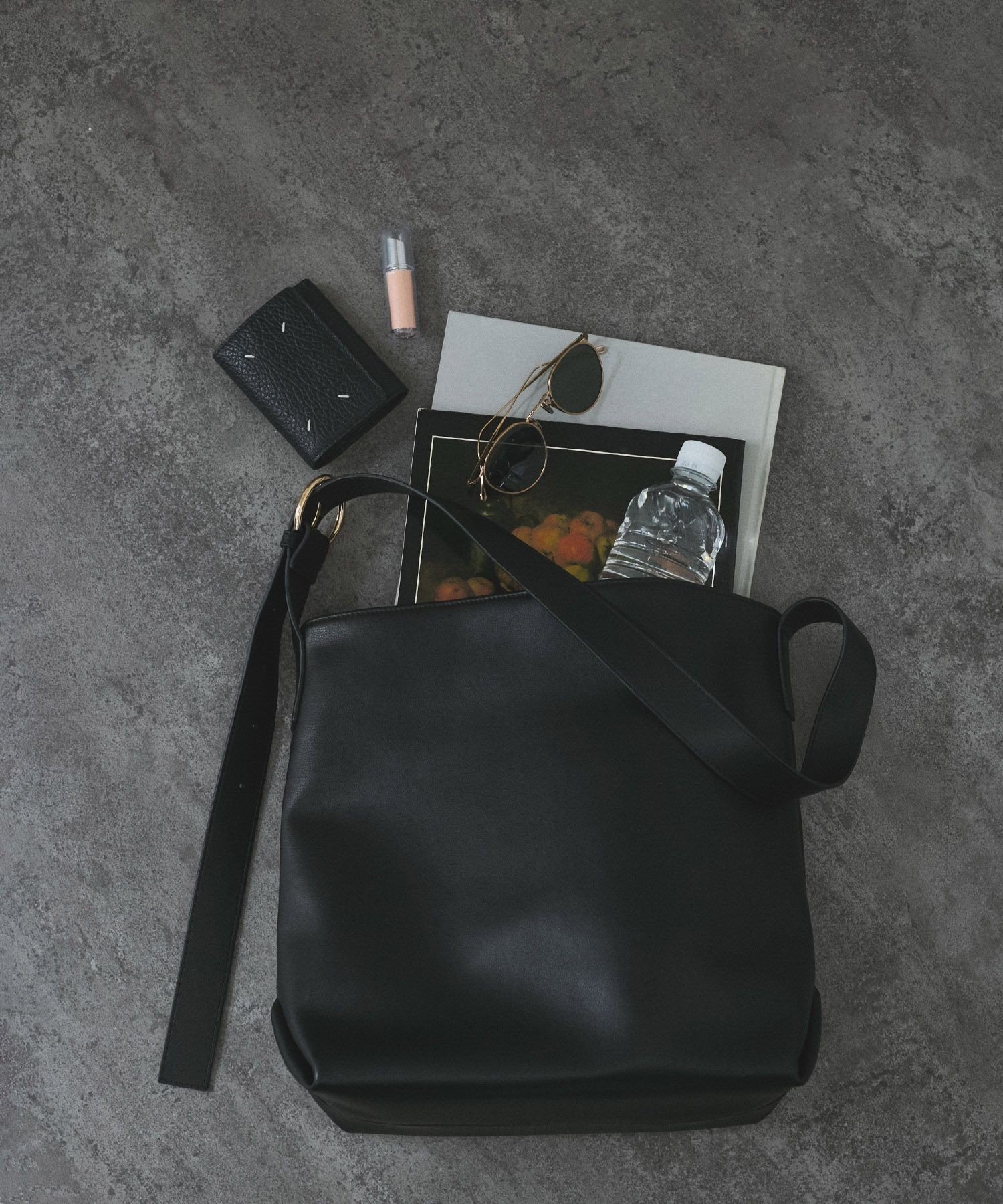 SALON adam et rope'｜スプリットレザートートバッグ/バケットバッグ