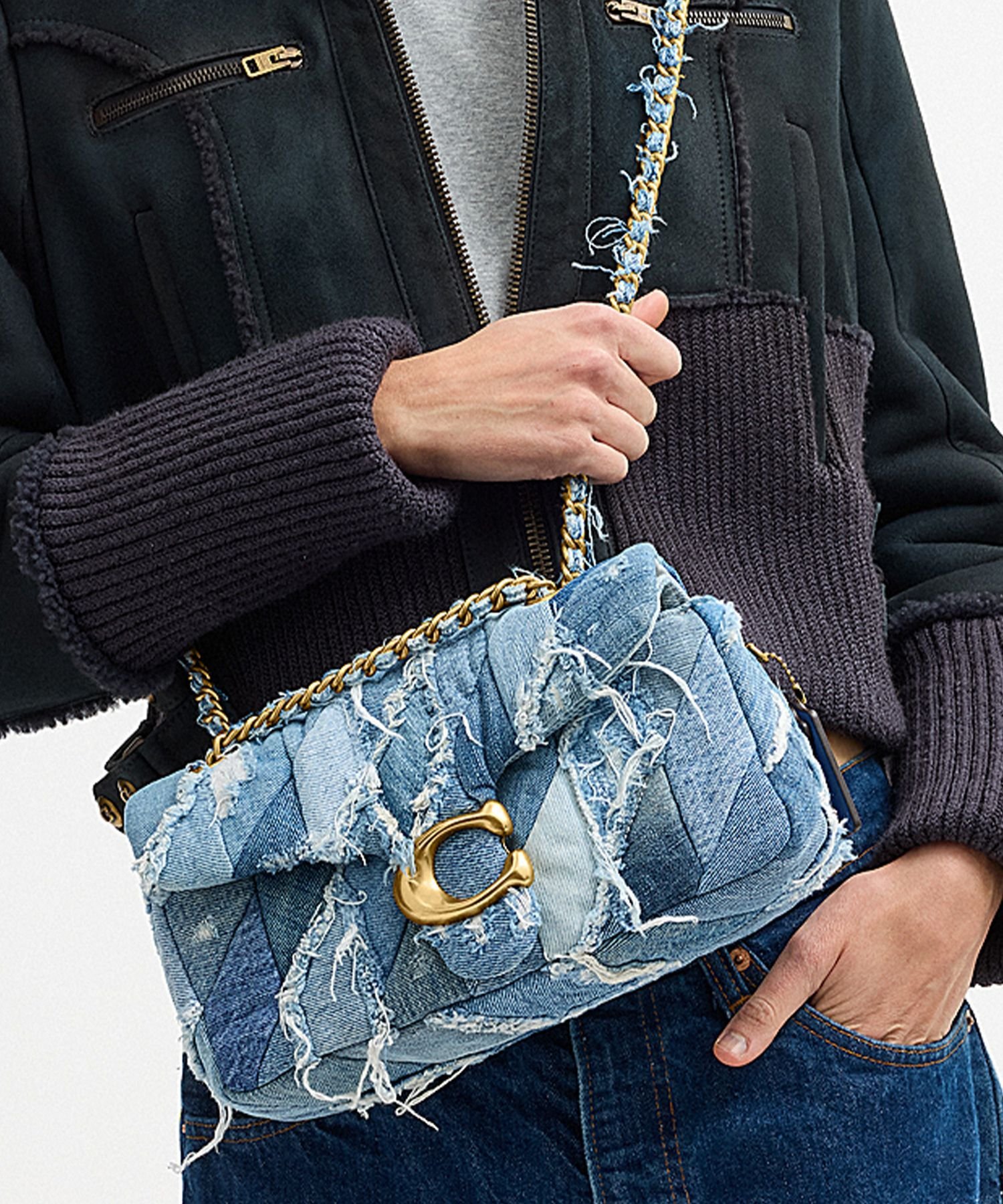 楽天市場】コーチ パッチワーク（カラーブルー）（バッグ・小物