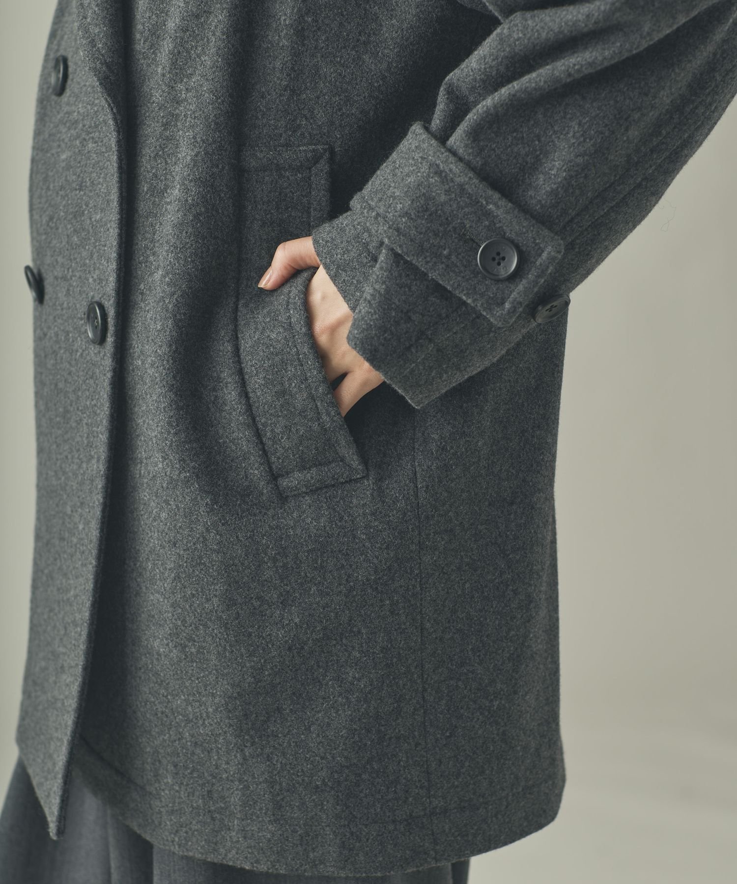 Curensology｜メルトンPコート | Rakuten Fashion(楽天ファッション