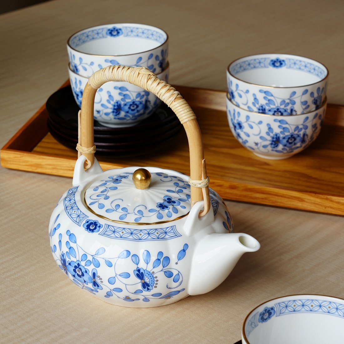 NARUMI｜【公式】ミラノ 茶器揃い(茶たく付) 5人用 | Rakuten Fashion