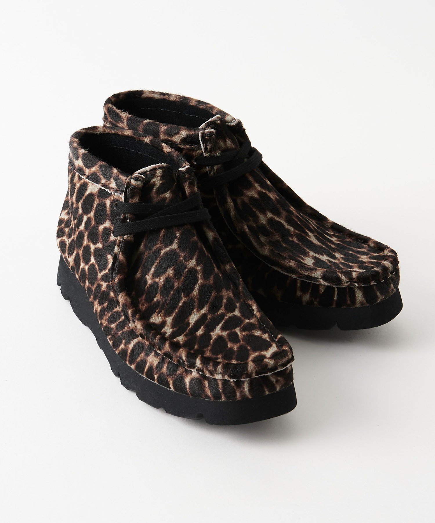URBAN RESEARCH 別注クラークスレオパード CLARKS Wallabee. Leopard Print Leopard Print （クラークス ワラビー