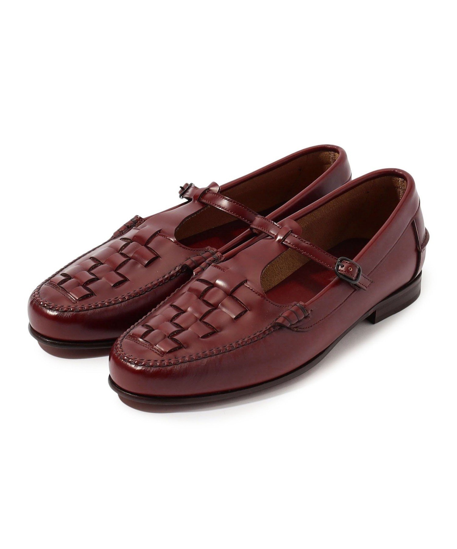 TOMORROWLAND｜HEREU MAQUEDA Interwoven T-bar Loafer ストラップ