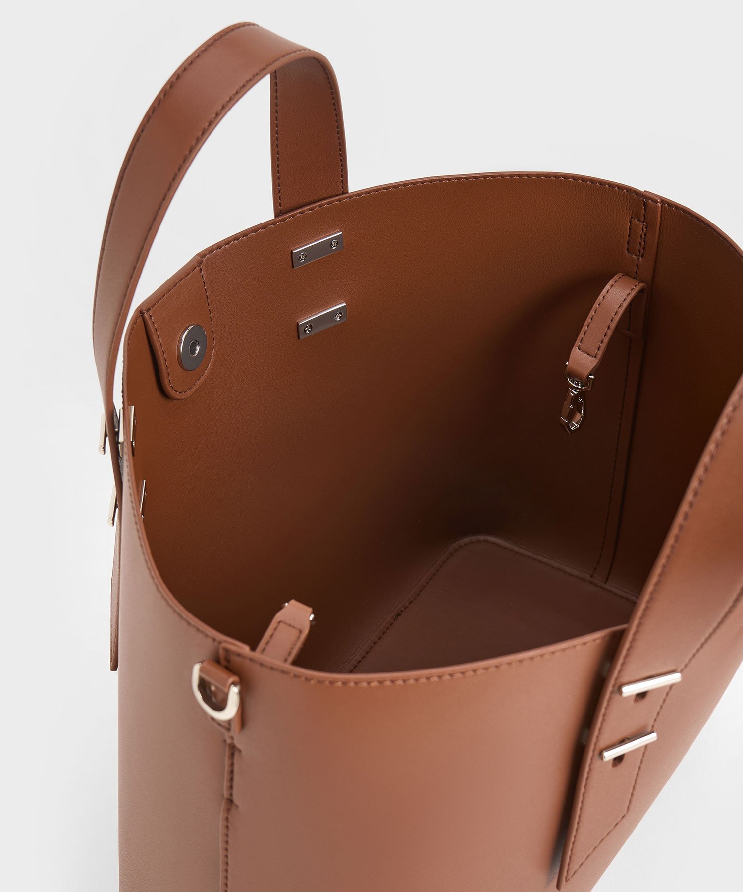 CHARLES & KEITH｜Shania シャナイア ダブルハンドルスラウチーバッグ