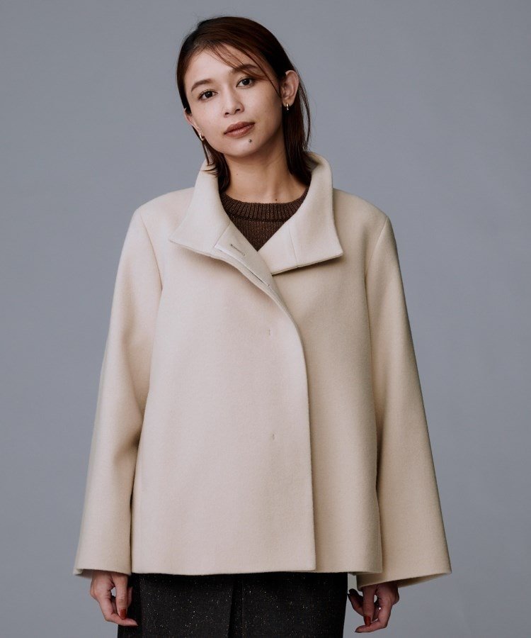 UNTITLED｜【着回しが効く/オンオフアウター】ウールショートコート
