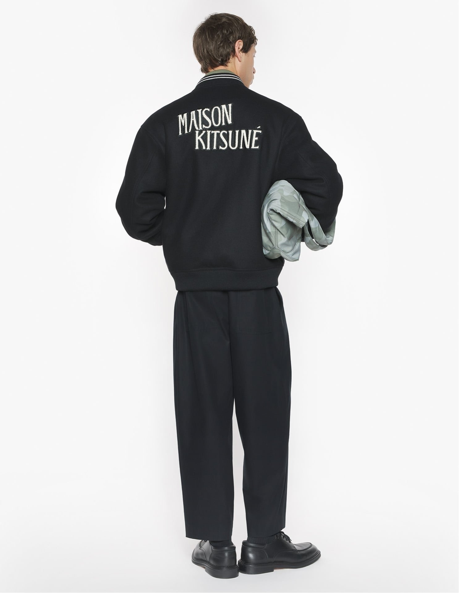 MAISON KITSUNE｜Maison Kitsune/(M)VARSITY TEDDY BLOUSON | Rakuten