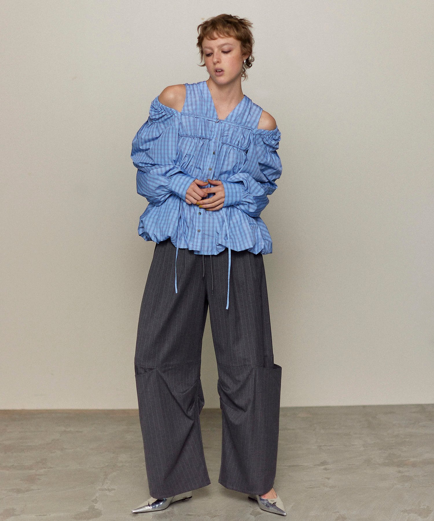 MAISON SPECIAL｜Multiway Taffeta Blouse | Rakuten Fashion(楽天